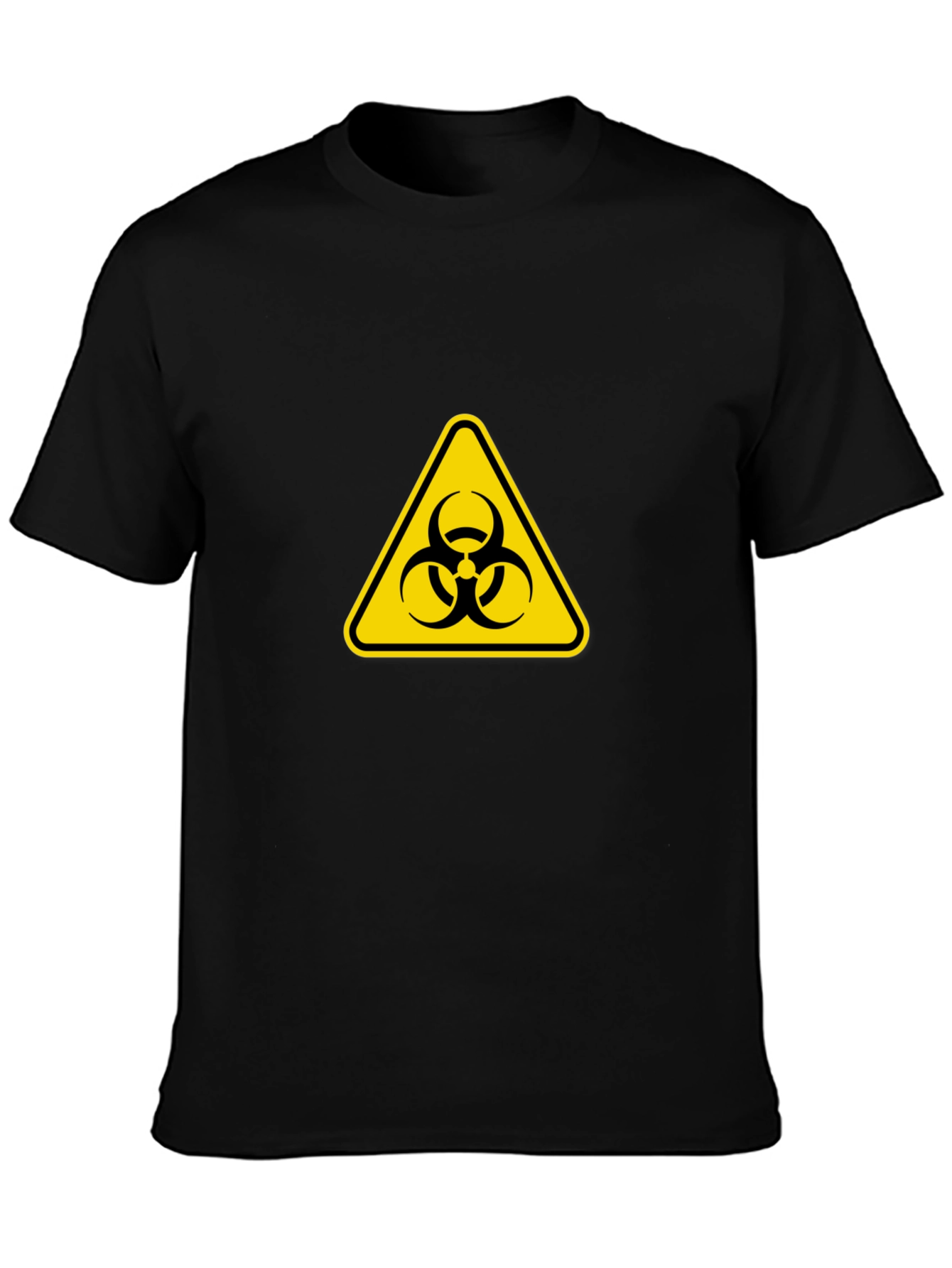 Black Biohazard Symbol T-Shirt - Stylish & Cautionary view 3