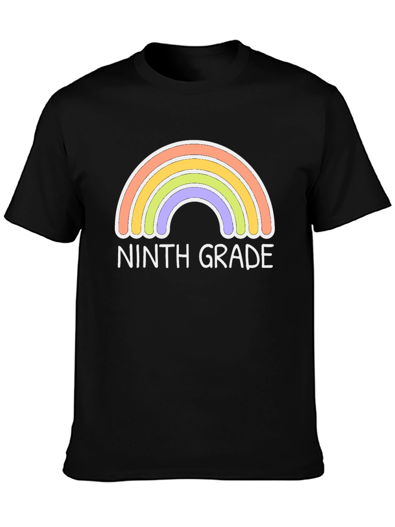 Ninth Grade Rainbow Graphic Tee - 3