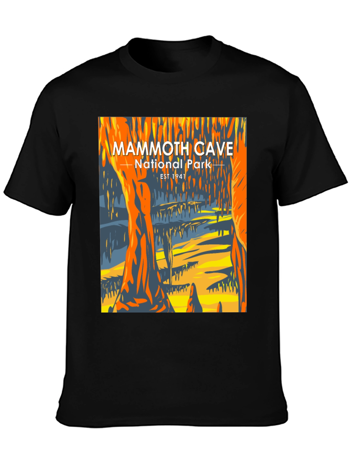 Black Mammoth Cave National Park T-Shirt view 3