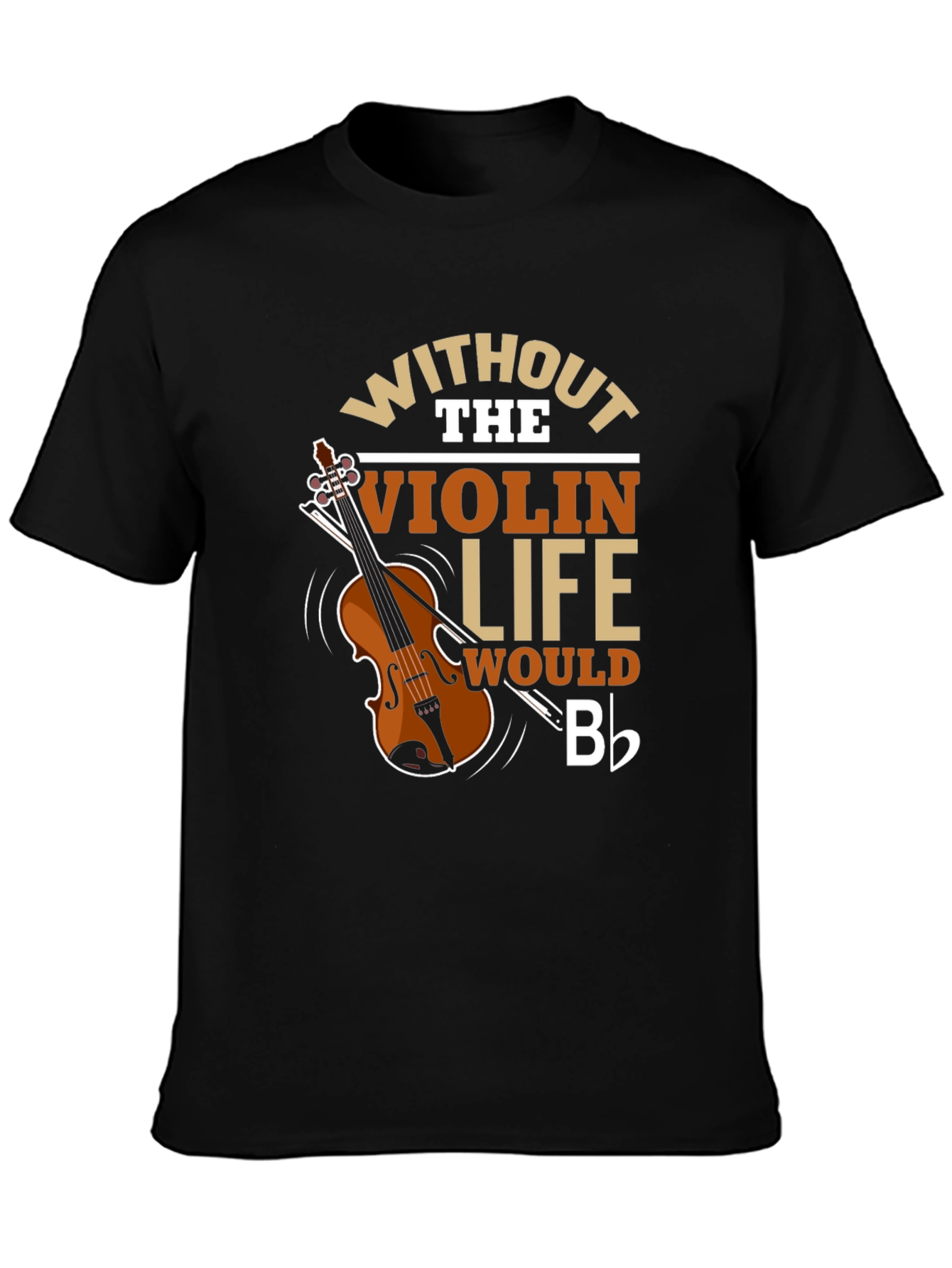 Black Violin Life T-Shirt - Music Lover Tee view 3