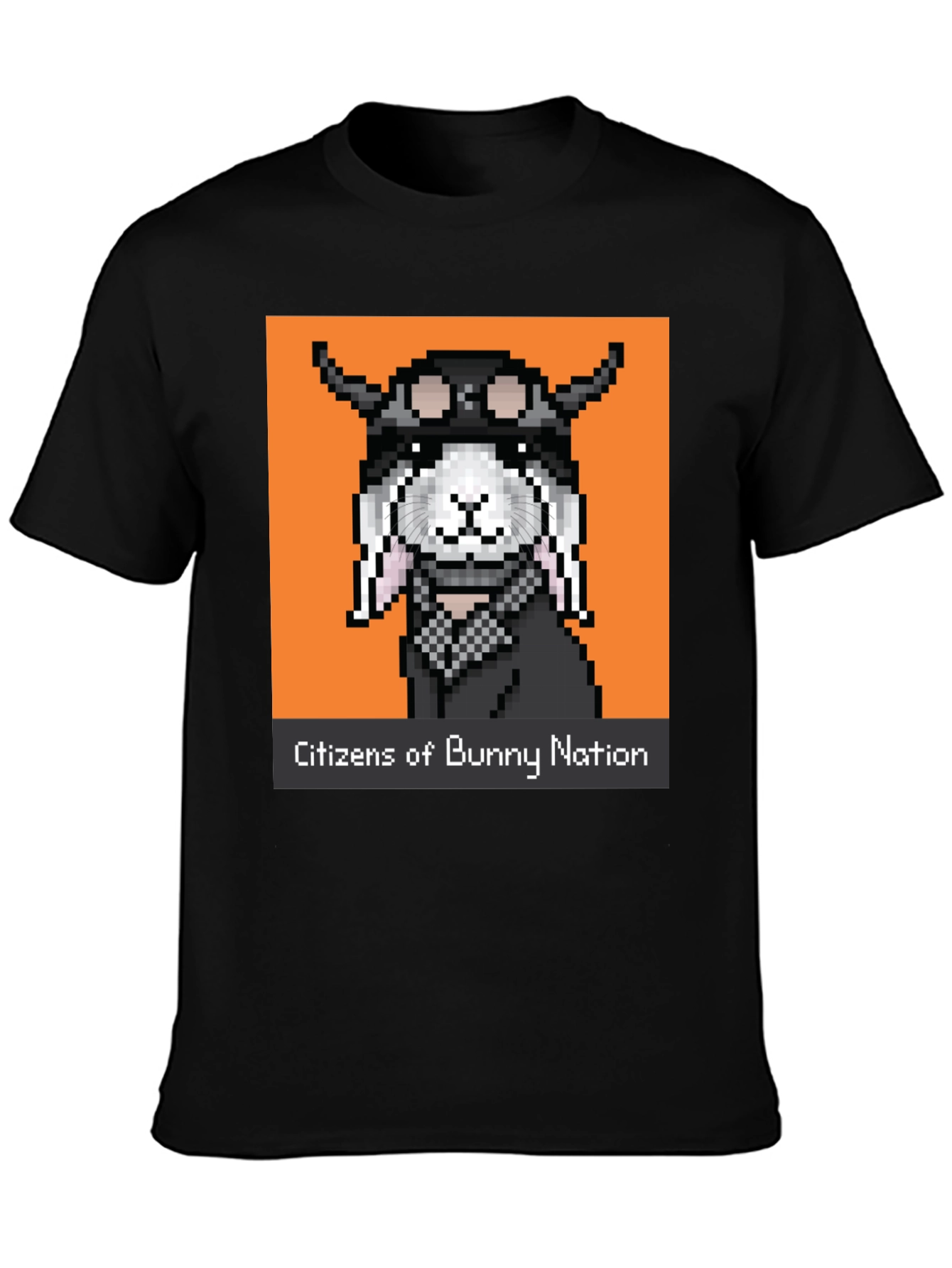 Black Citizens of Bunny Nation T-Shirt view 3