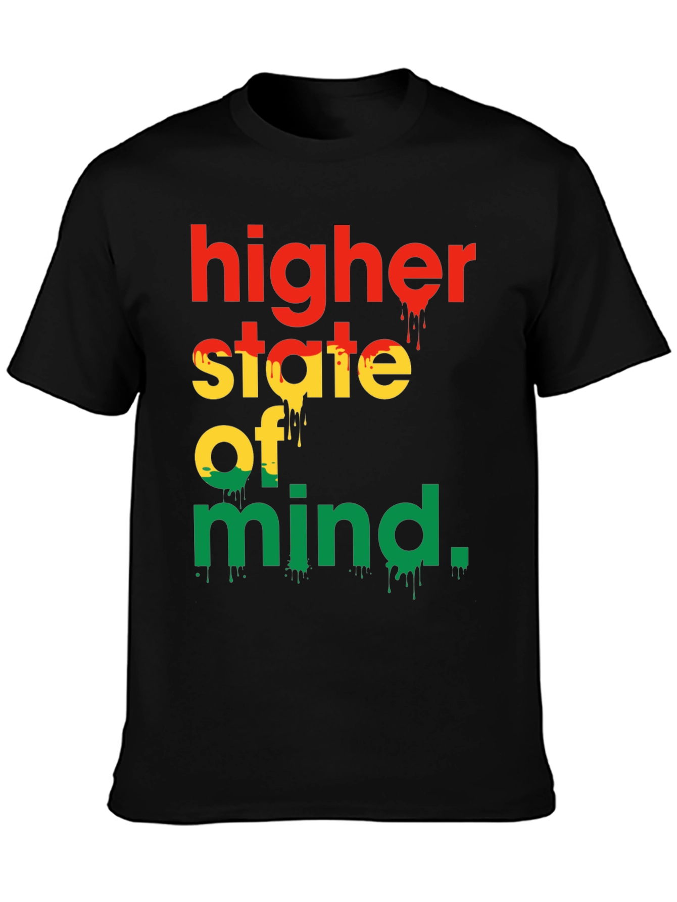 Black Higher State of Mind Graphic Tee view 3