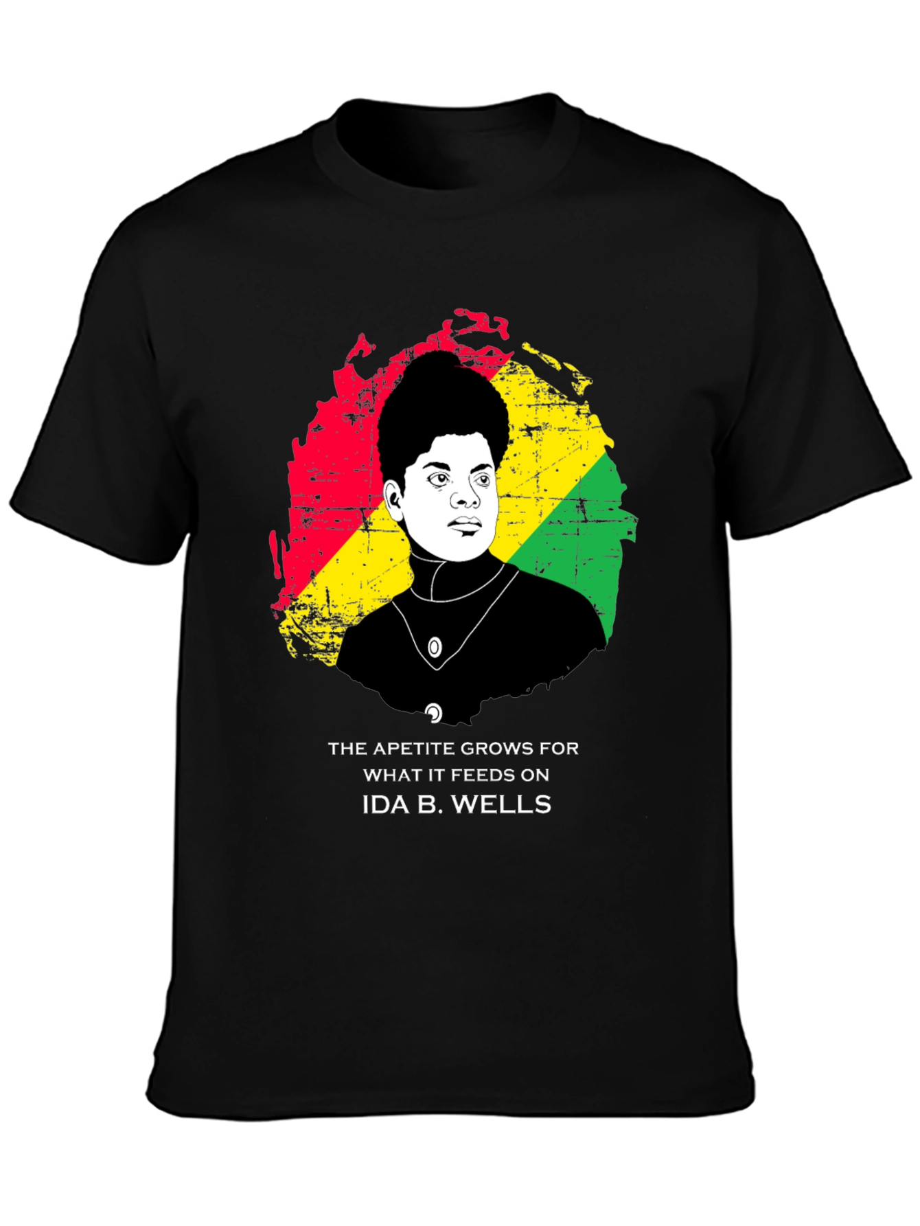 Black Ida B. Wells Graphic T-Shirt - Black view 3