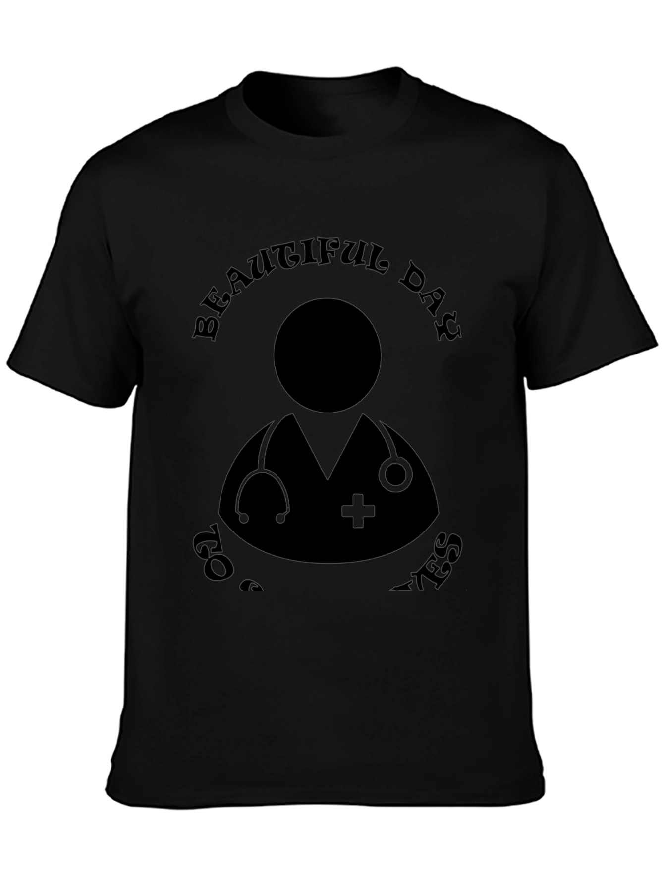 Black Beautiful Day To Save Lives Graphic Tee - Unisex view 3