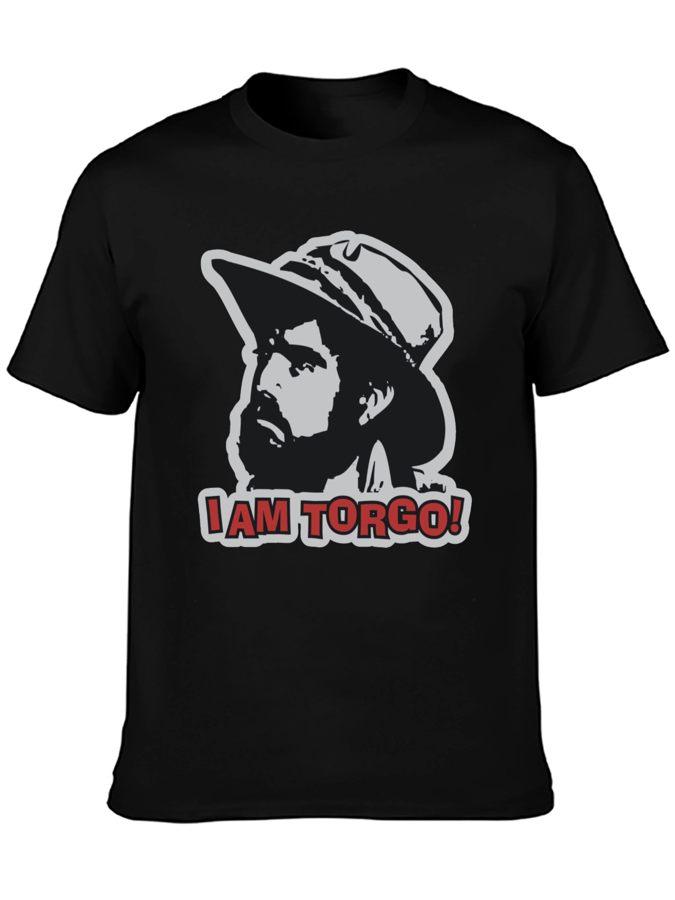 Black I am Torgo! T-Shirt - MST3K Tribute view 3