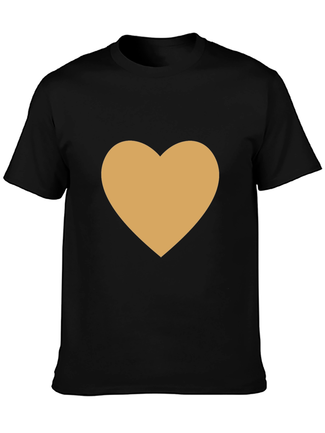 Black Heart Graphic Black Tee view 3