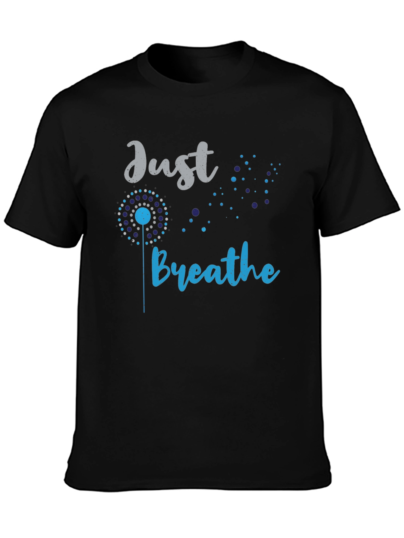 Black Just Breathe Dandelion Tee view 3