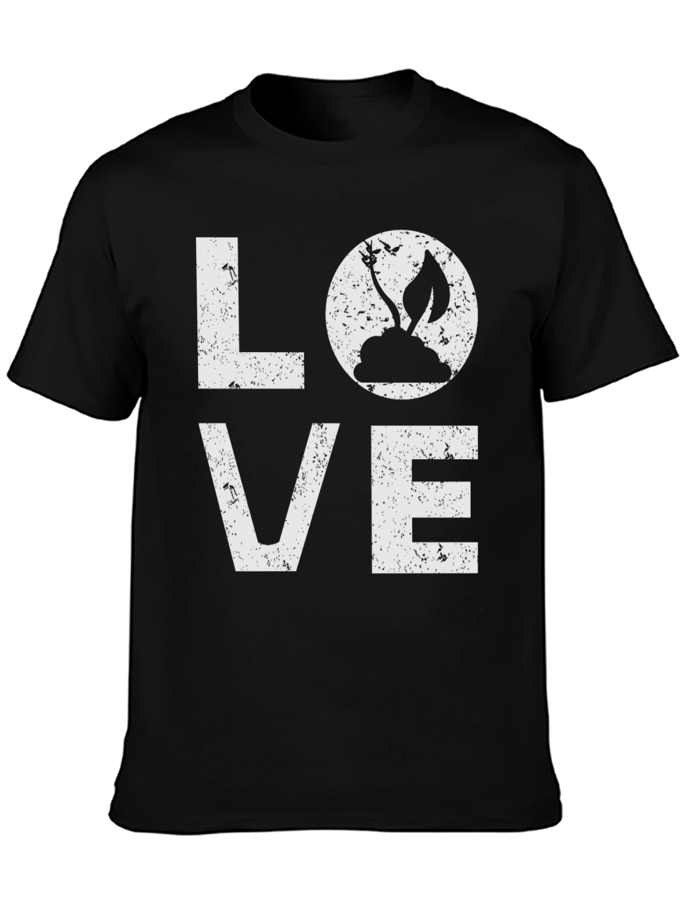 Black Love Gardening T-Shirt - Plant Lovers Tee view 3