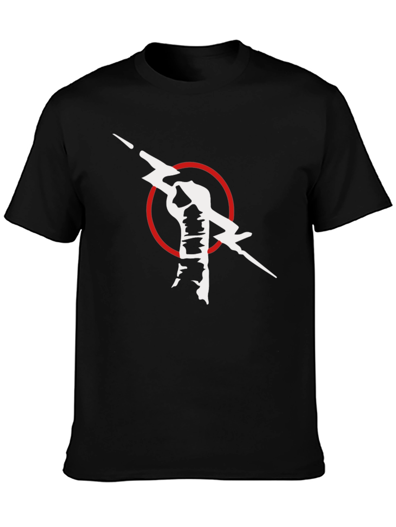 Black Rebel Fist Graphic T-Shirt - Black view 3