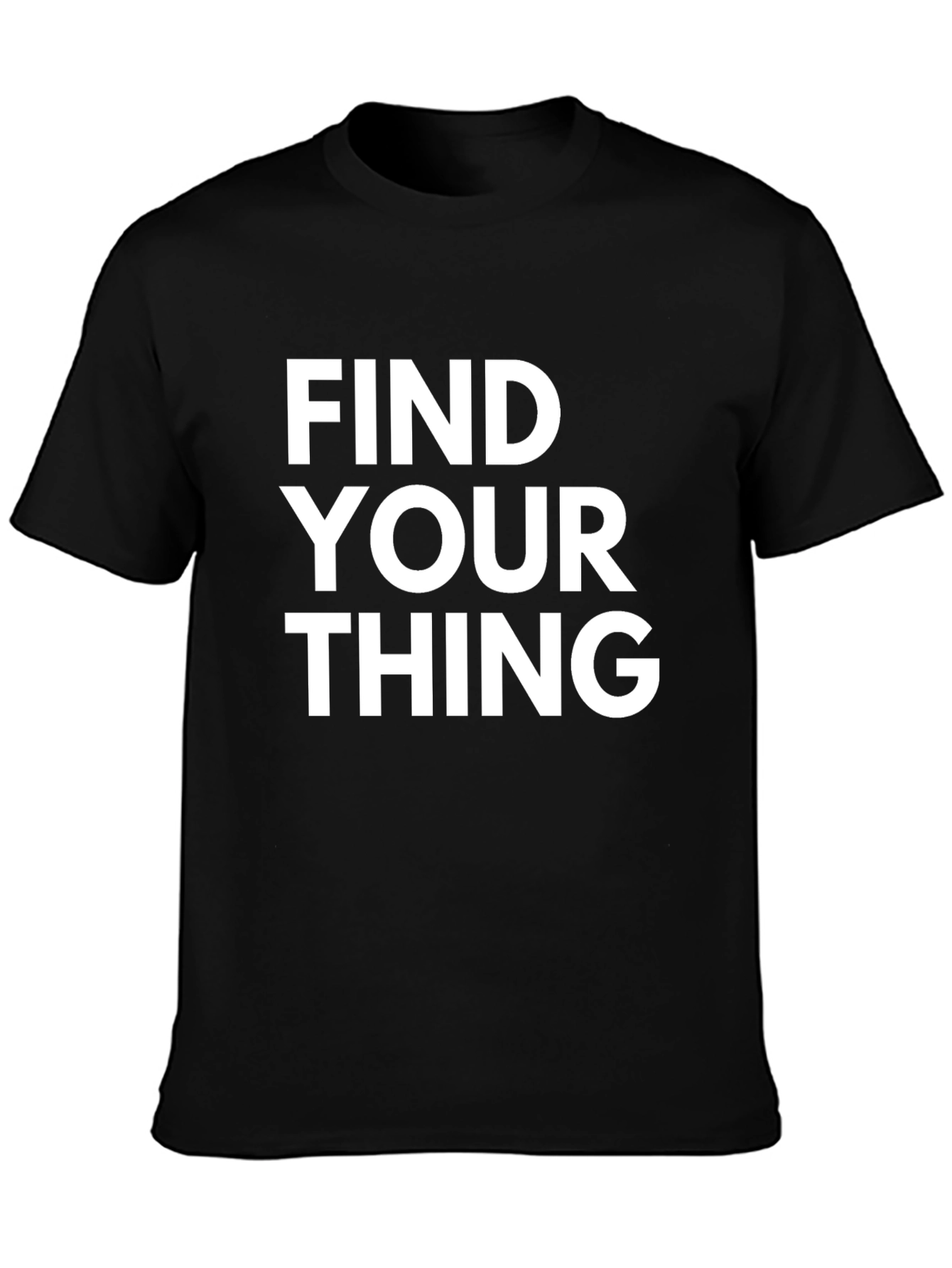 Black Find Your Thing Black T-Shirt view 3