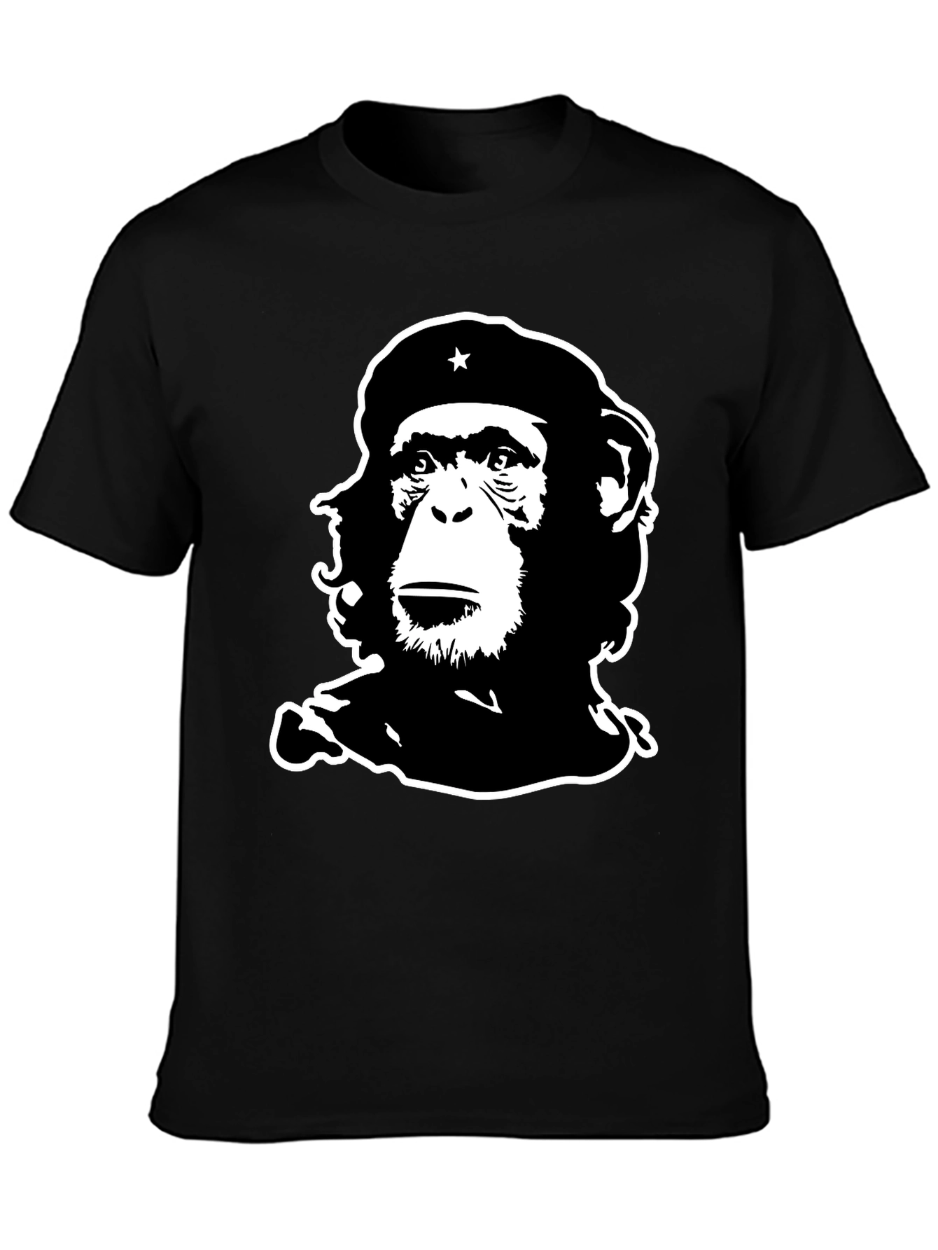 Black Chimp Guevara T-Shirt - Black Graphic Tee view 3