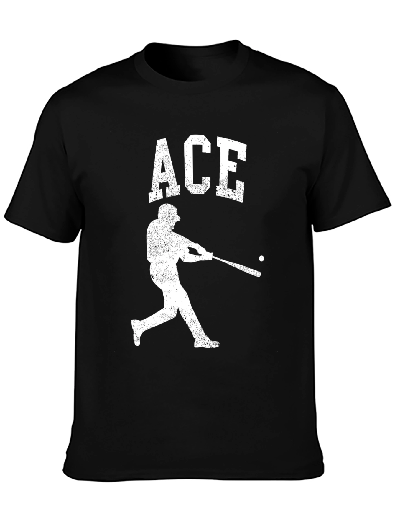 Black Ace Baseball T-Shirt view 3