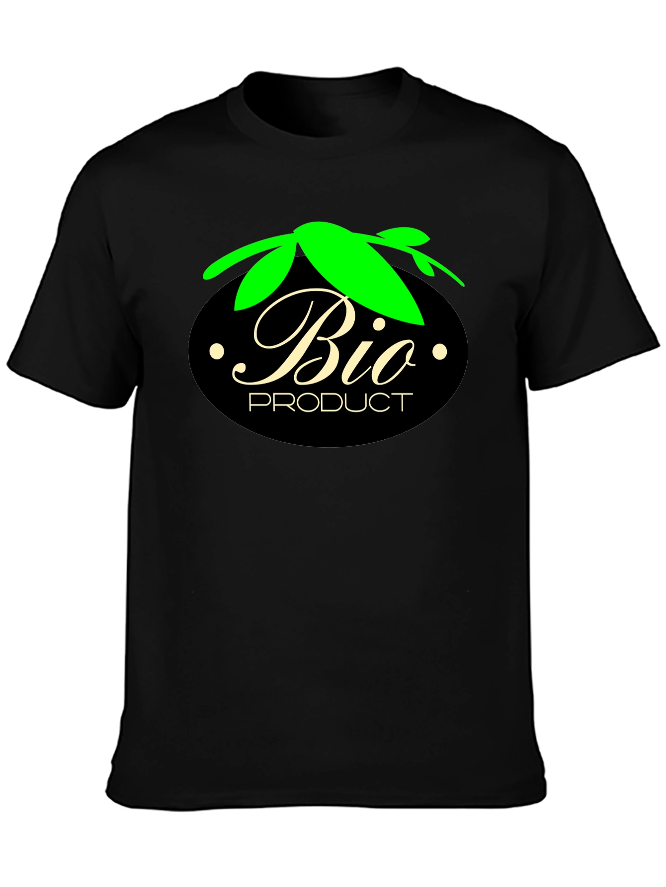Black Bio Product Black T-Shirt - Eco-Friendly Style view 3