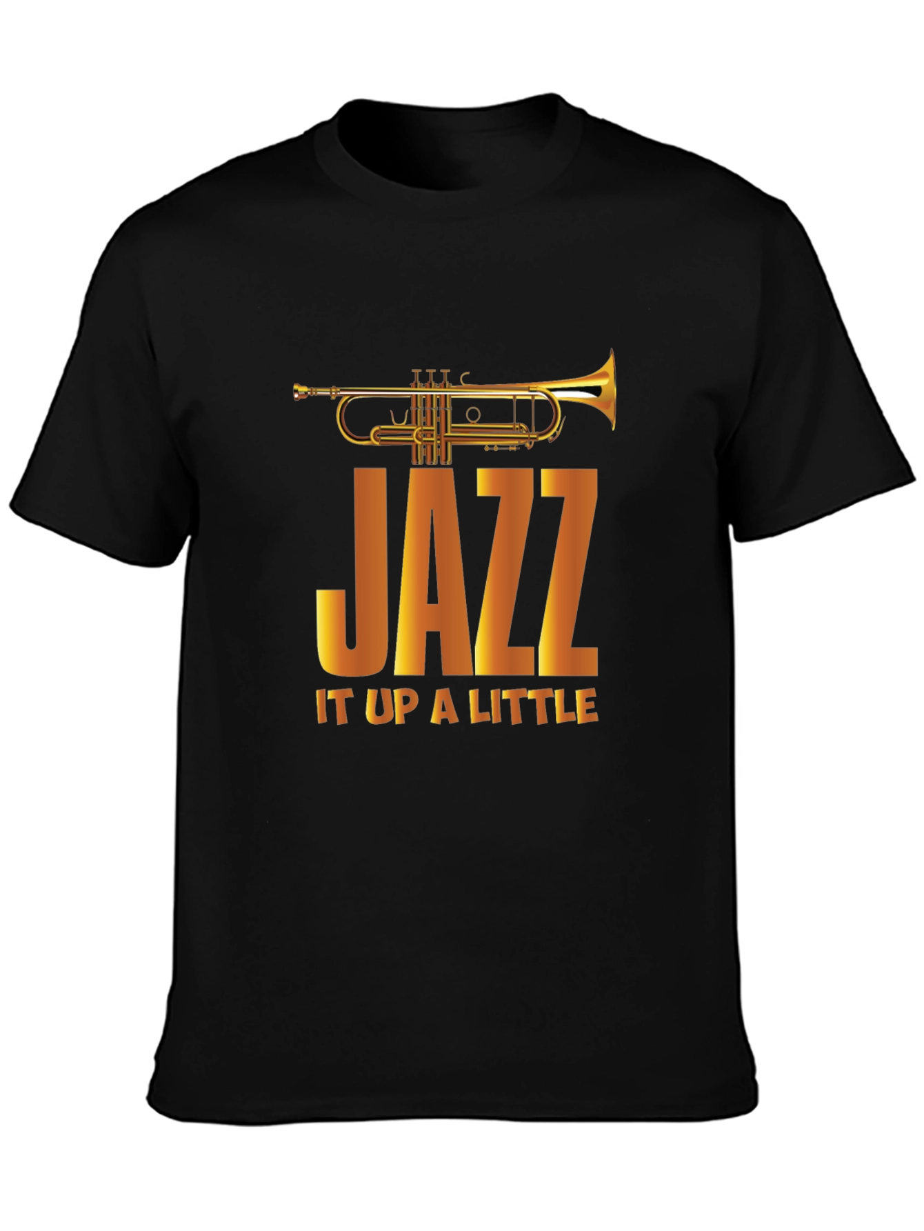 Black JAZZ It Up A Little Graphic T-Shirt view 3