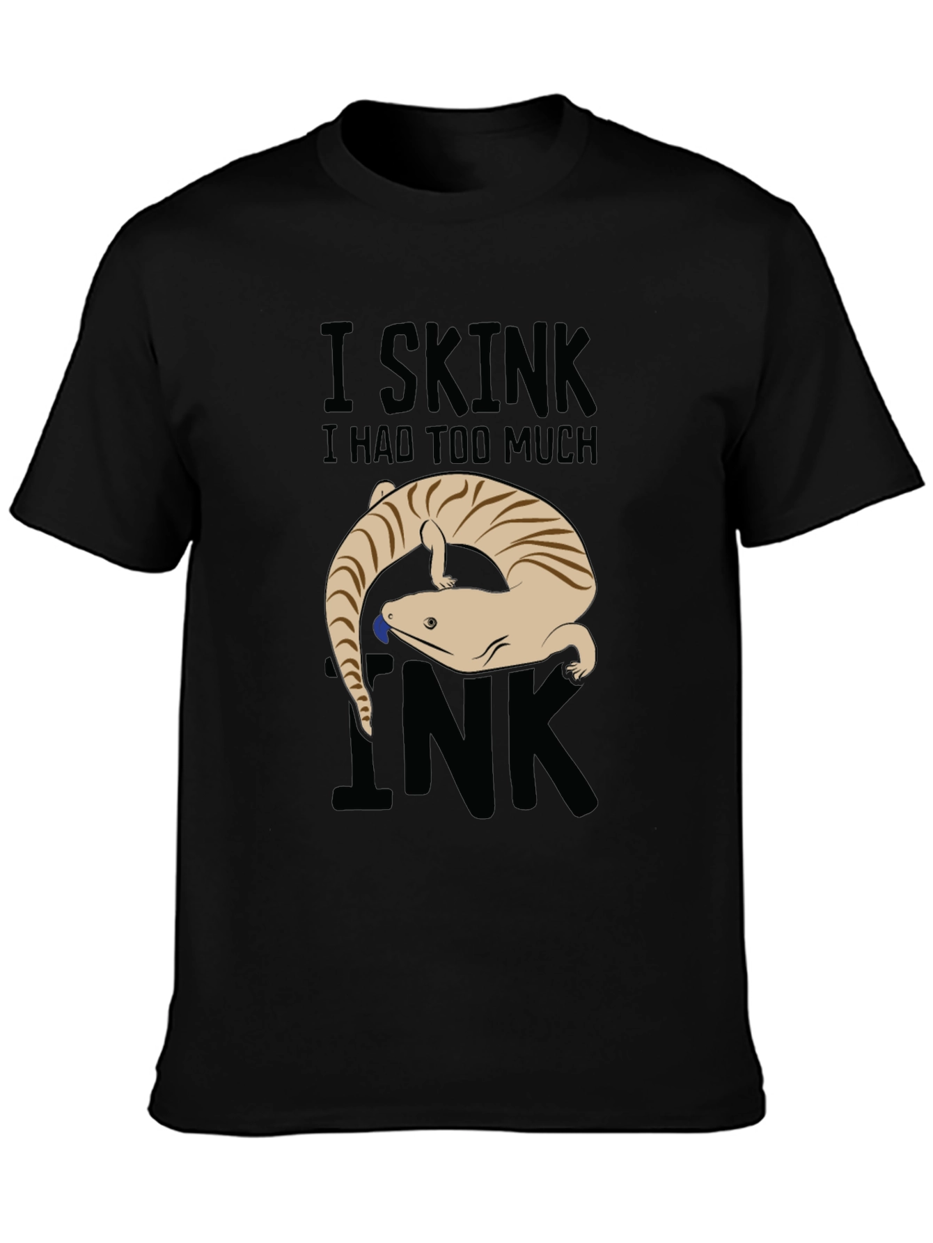 Black I Skink I Had Too Much Ink Graphic Tee view 3