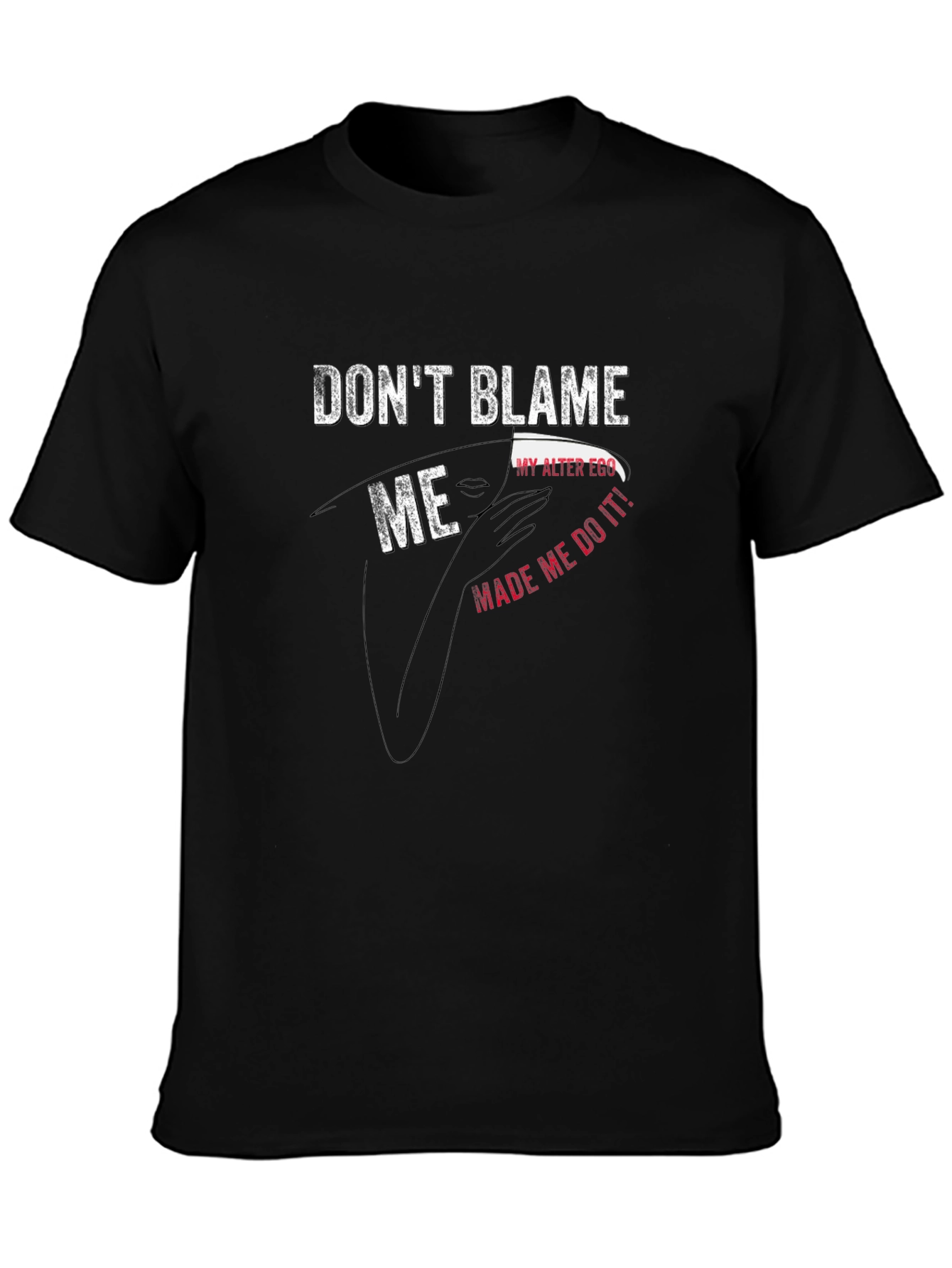 Black Don't Blame Me Alter Ego Graphic Tee view 3