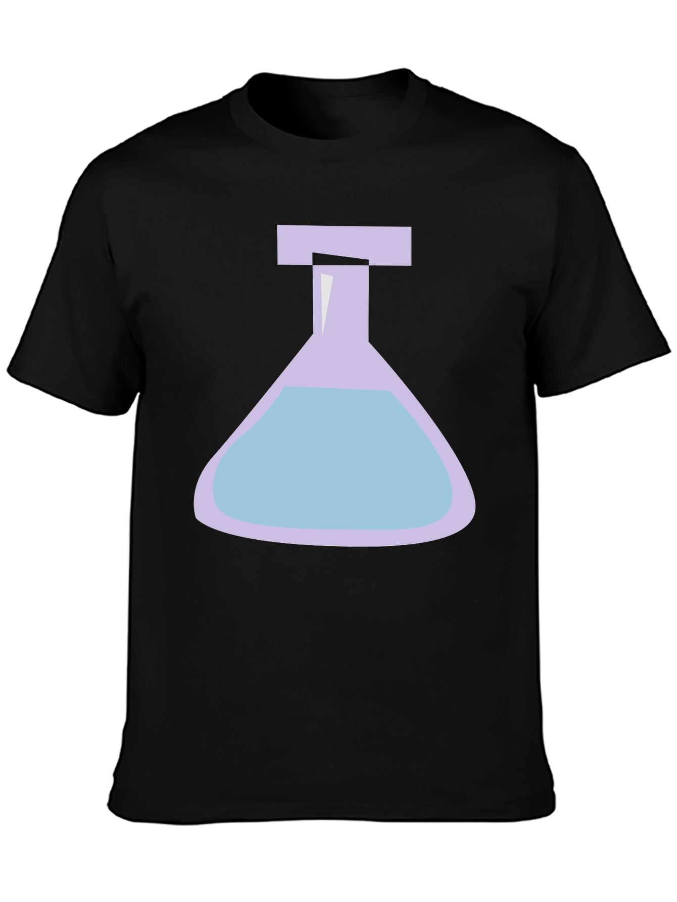 Black Science Flask Graphic T-Shirt view 3