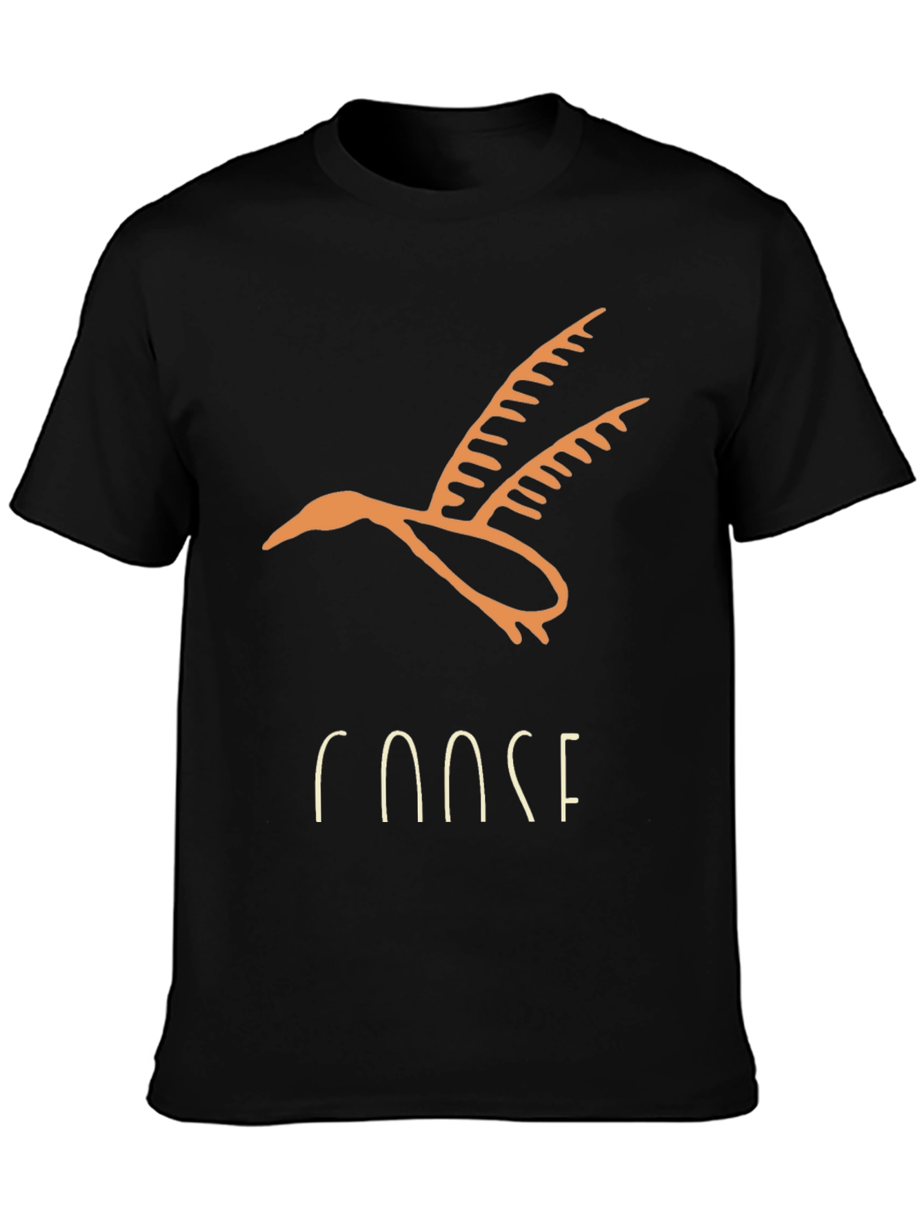 Goose Graphic Tee - Black Unisex T-Shirt - 3