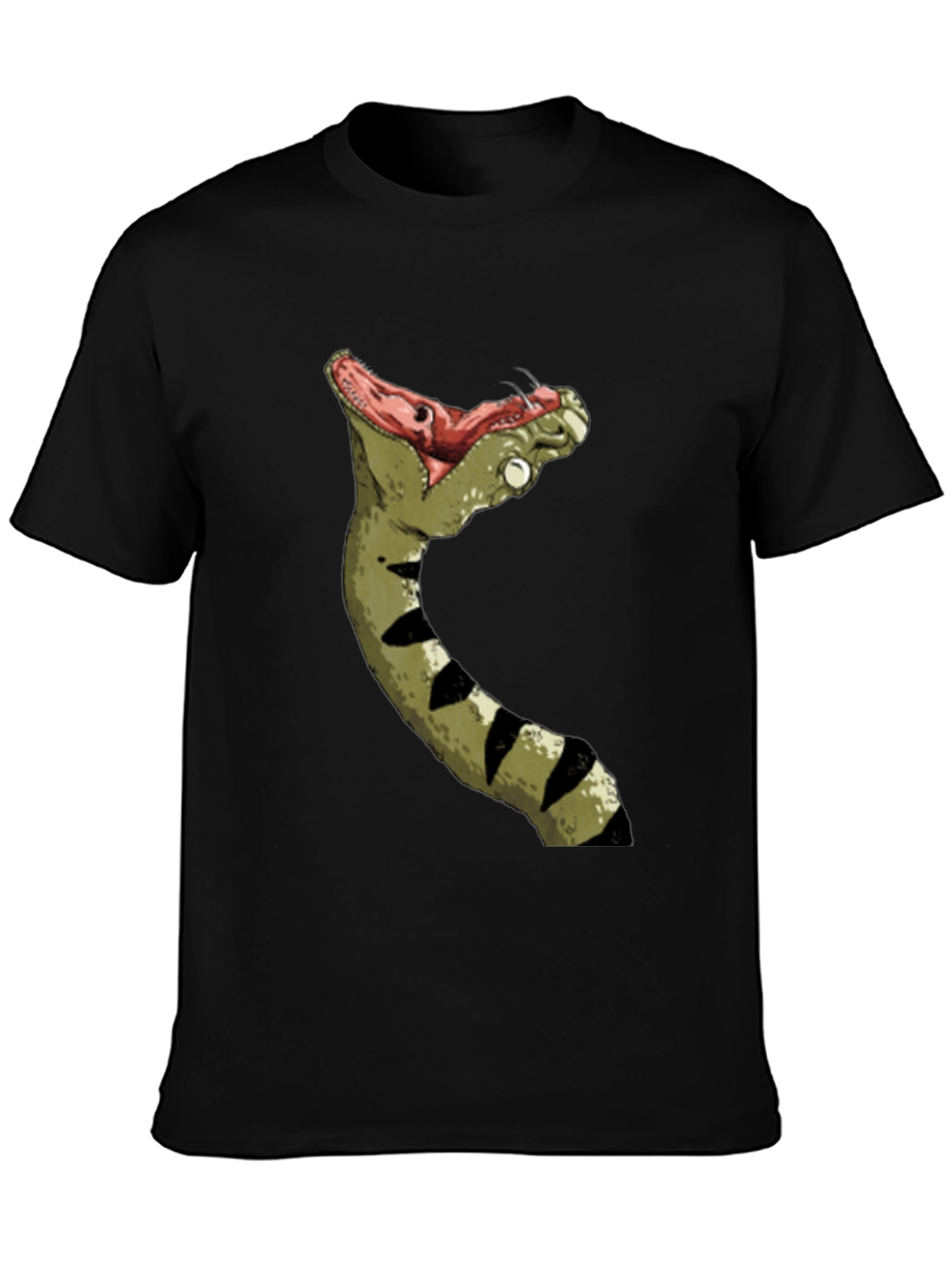 Black Snake Graphic Tee - Bold Statement Shirt view 3