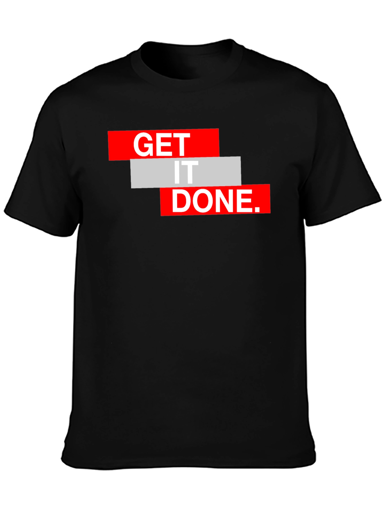 Black Get It Done Black Graphic Tee view 3