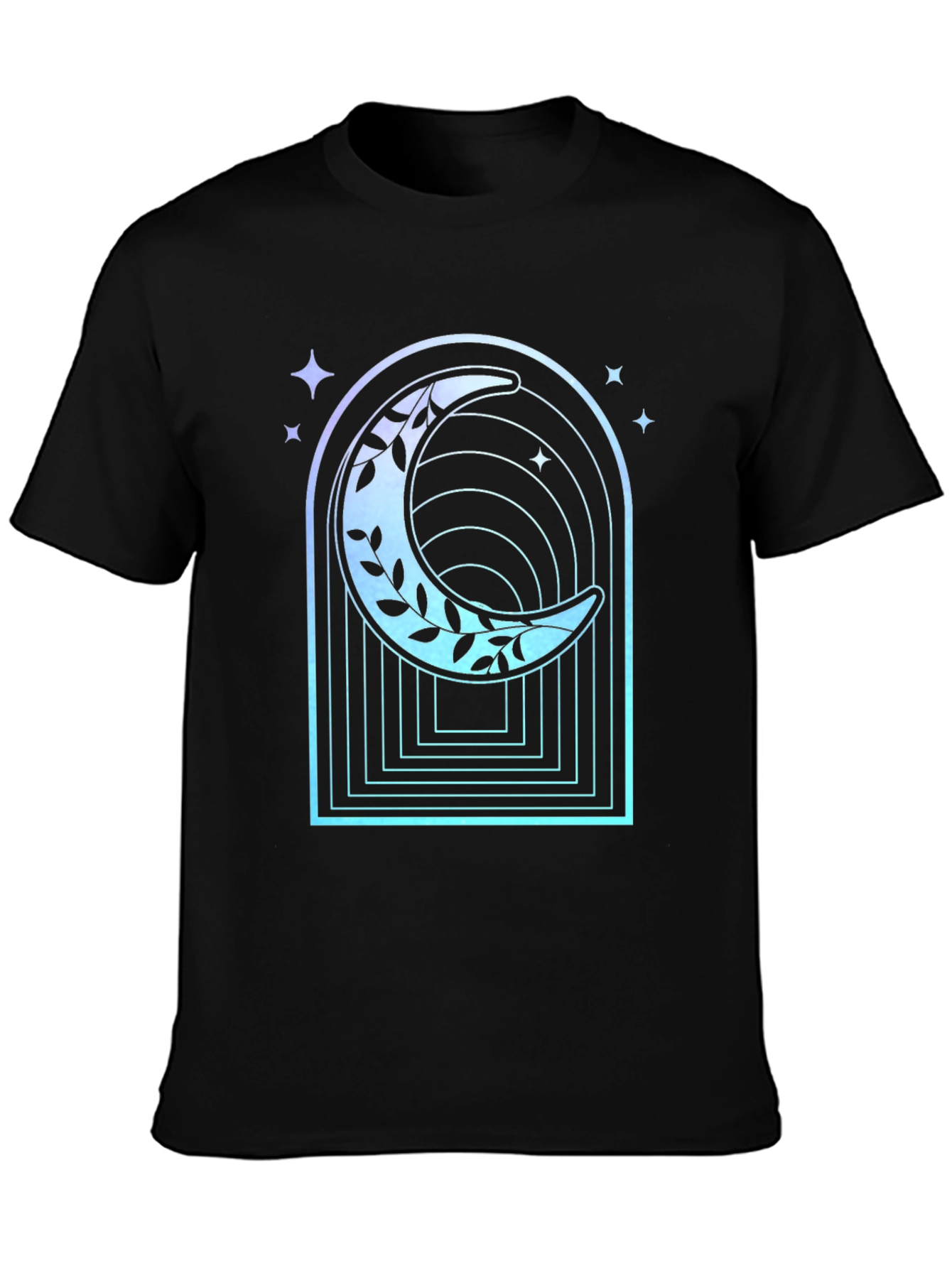 Black Mystic Moon T-Shirt view 3