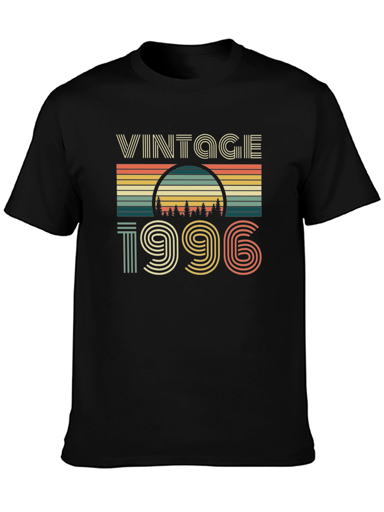 Black Vintage 1996 Graphic Tee view 3