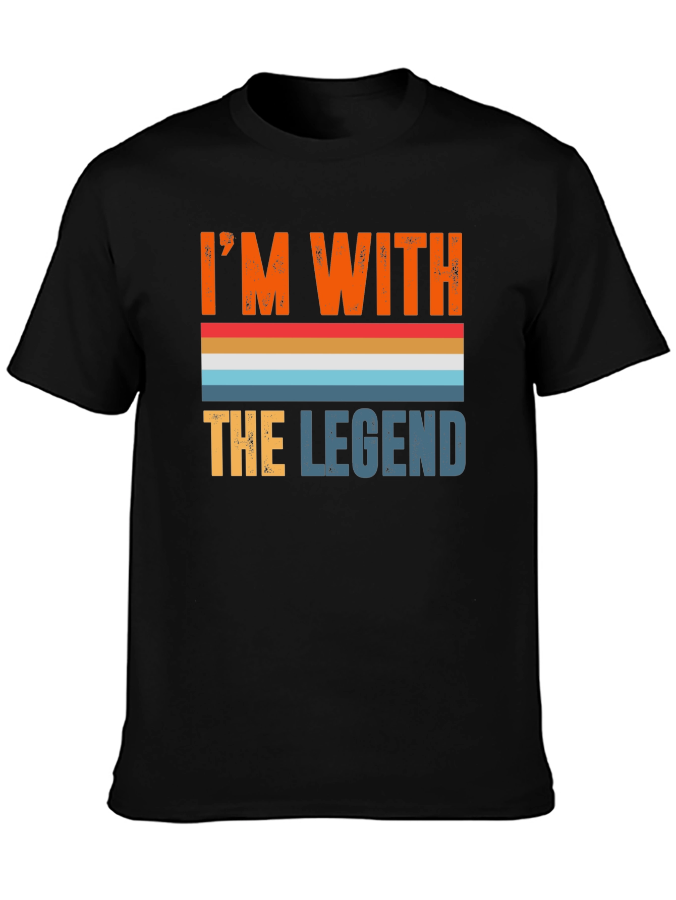 Black I'm with The Legend Graphic Tee view 3