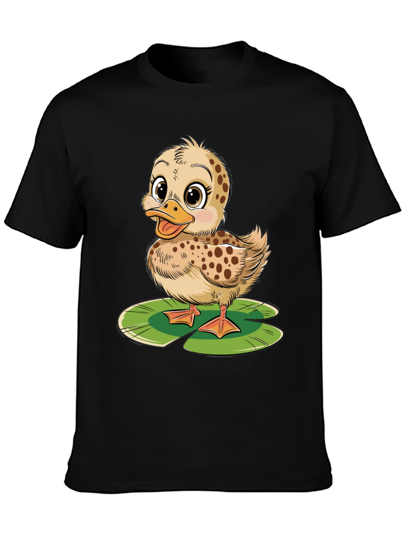 Black Duckling Lily Pad Graphic Tee view 3