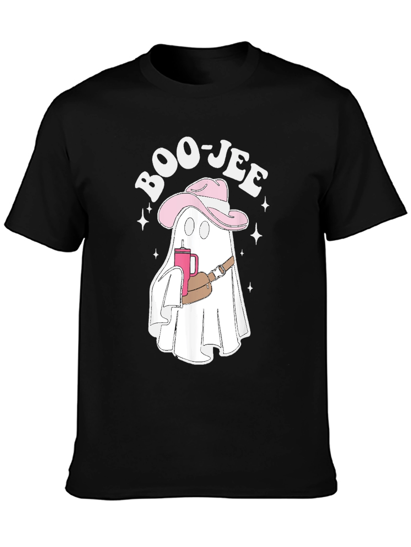 Boo-jee Ghost Cowboy Graphic T-Shirt - 3