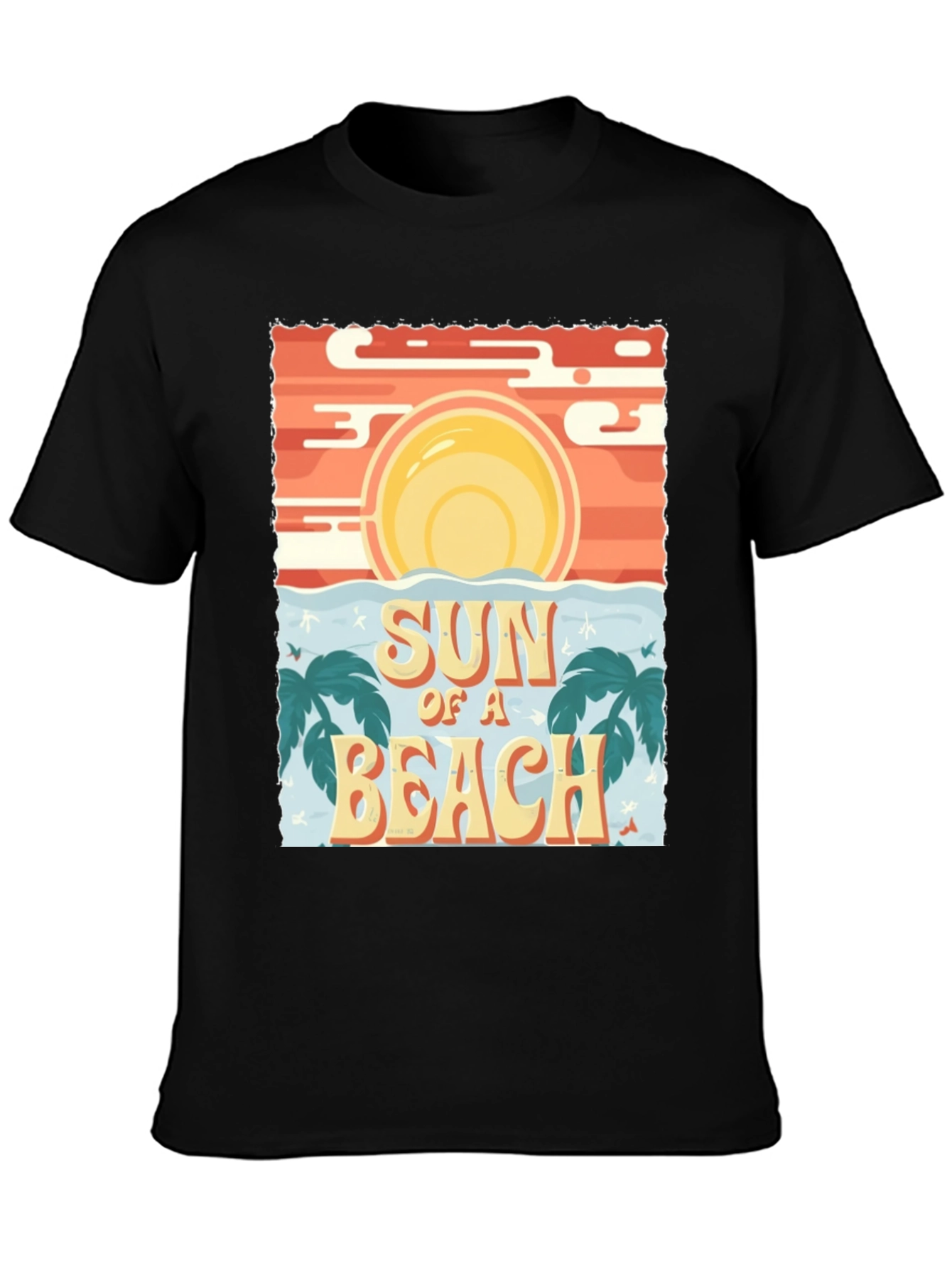 Black Sun of a Beach Graphic Tee view 3