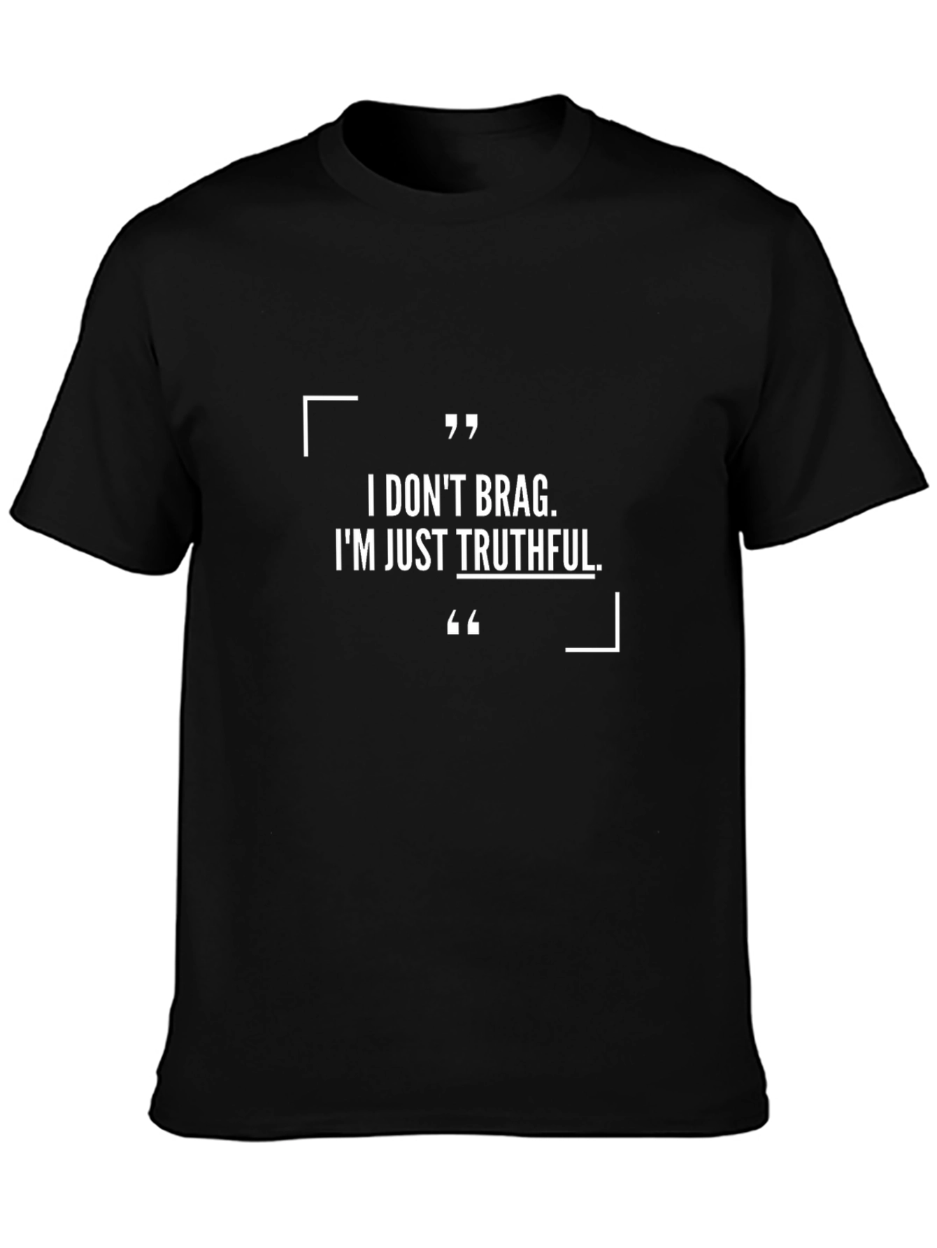 Black Truthful Black Graphic T-Shirt view 3