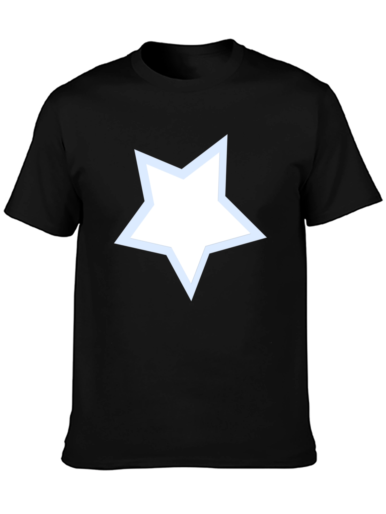 Black Star Graphic Men's Black T-Shirt view 3