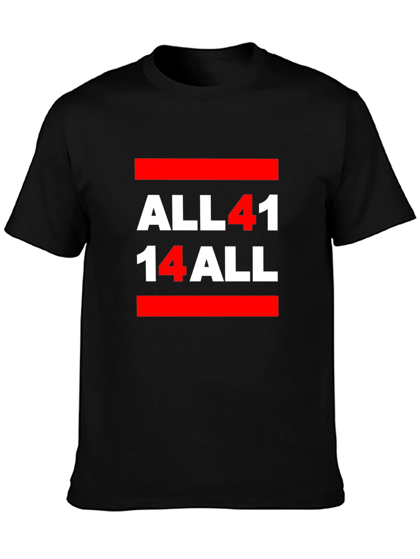 Black ALL 41 T-Shirt view 3