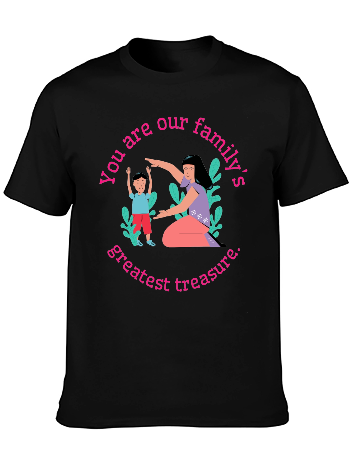 Black Family's Greatest Treasure Graphic Tee view 3