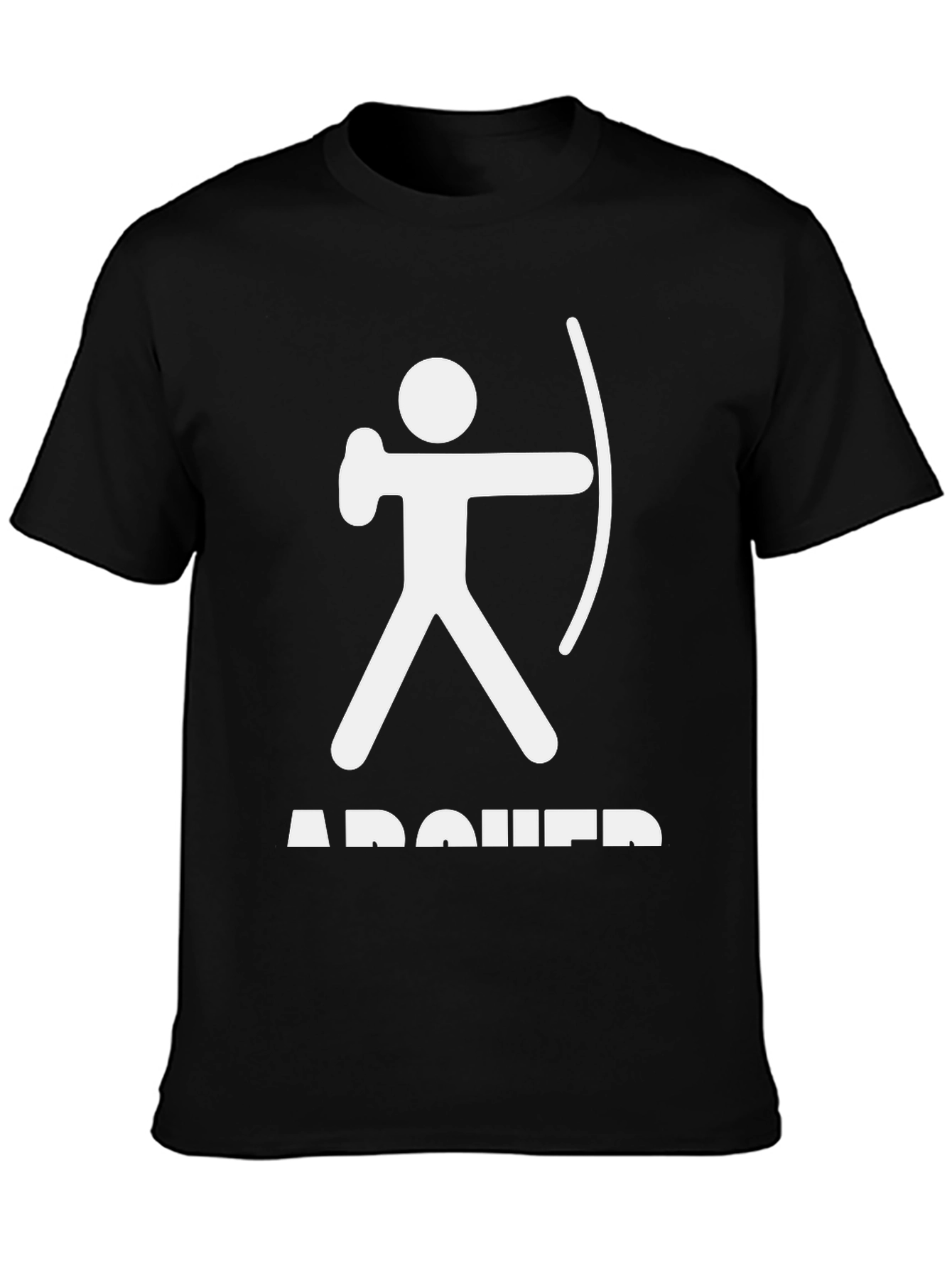 Black Archer Graphic T-Shirt - Black view 3