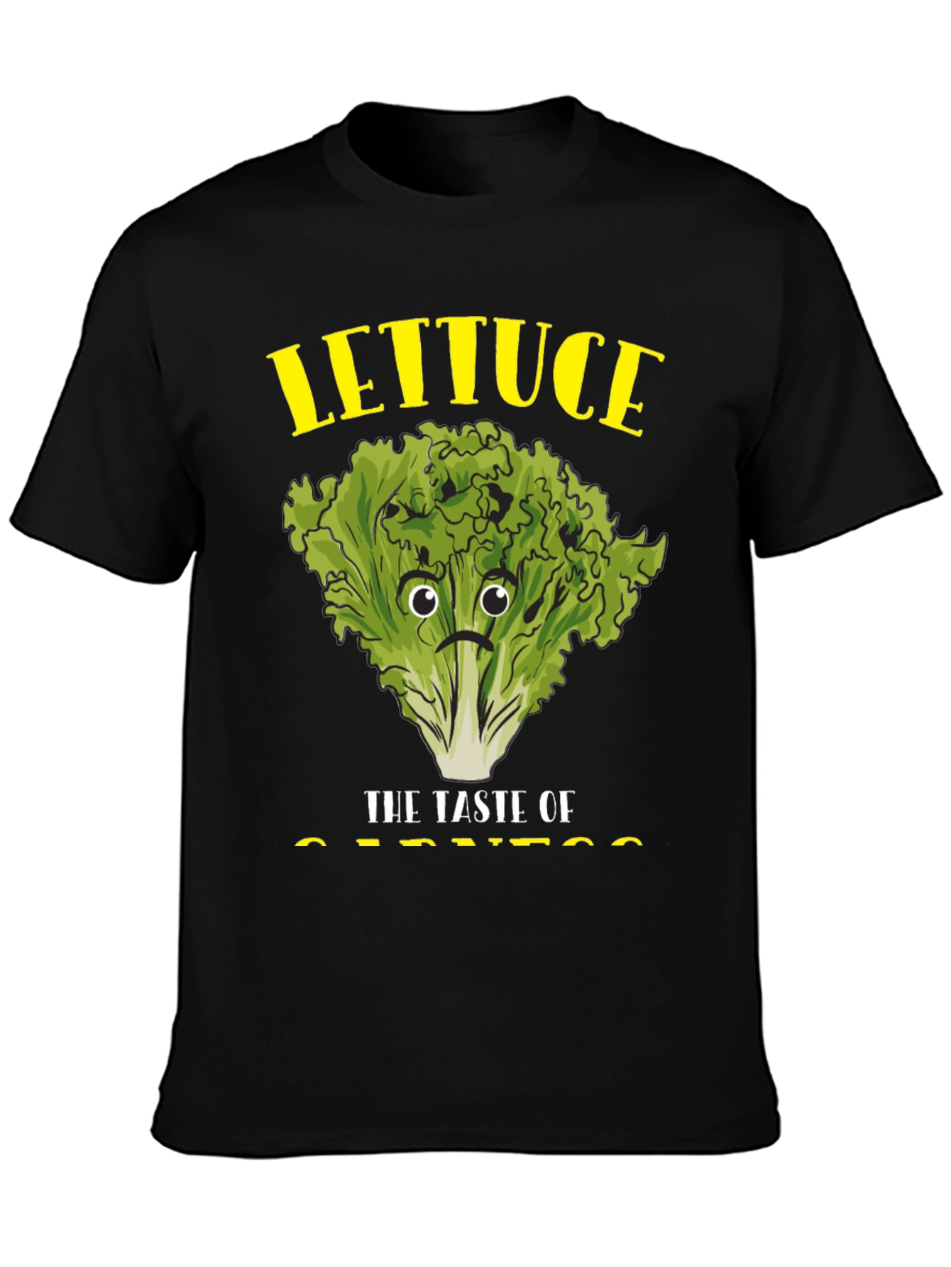 Black Lettuce Taste of Sadness Black T-Shirt view 3