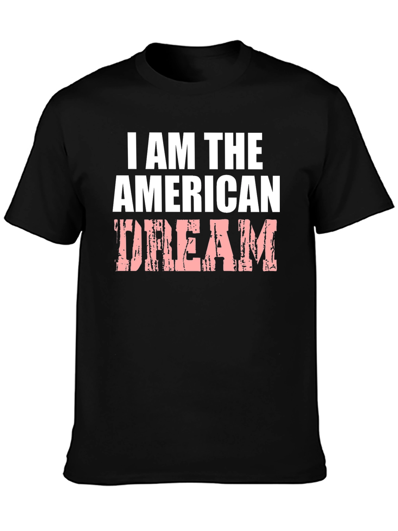 Black I AM THE AMERICAN DREAM T-Shirt view 3