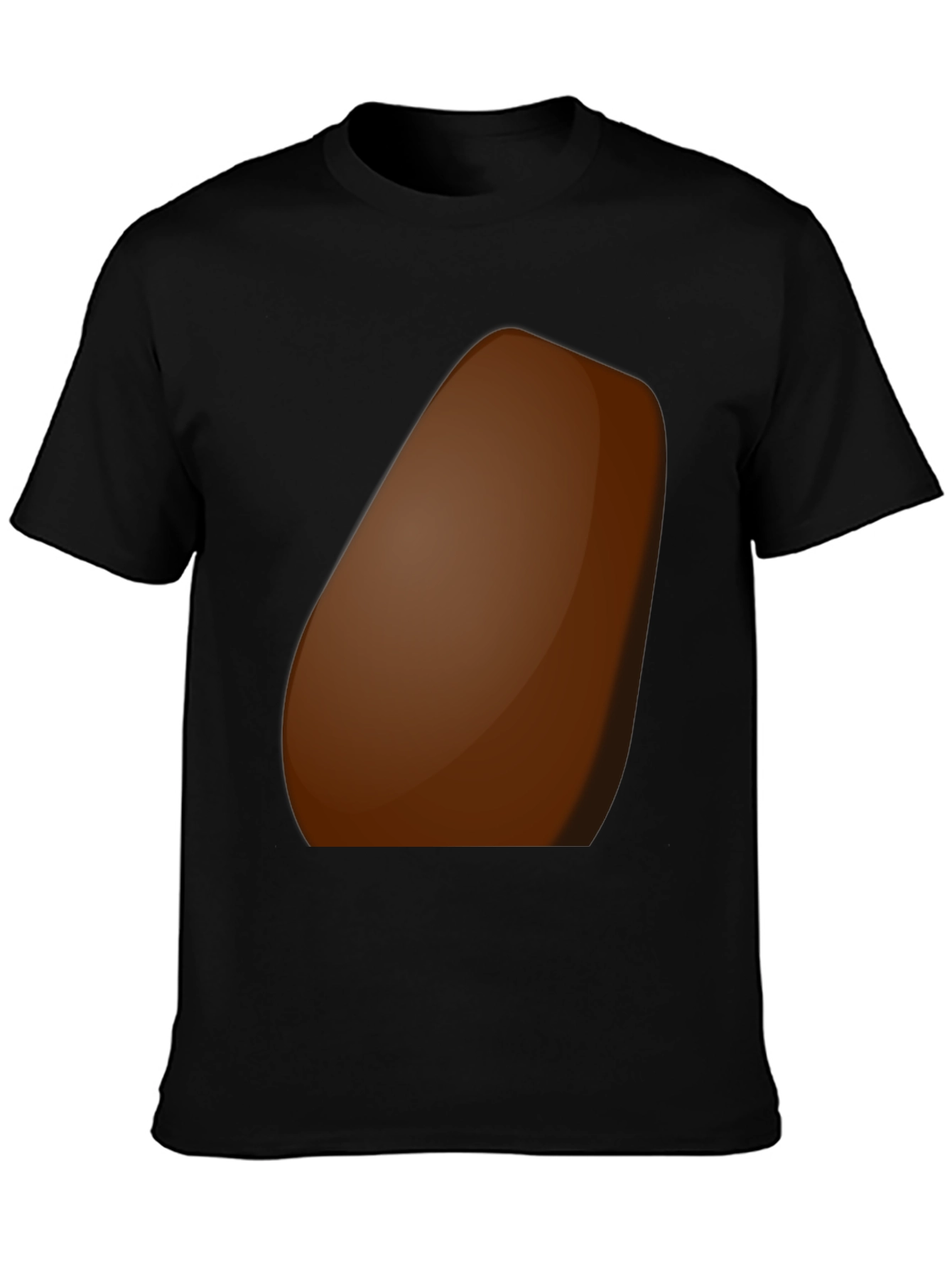 Black Chocolate Chip Cookie T-Shirt - Soft Cotton Blend view 3