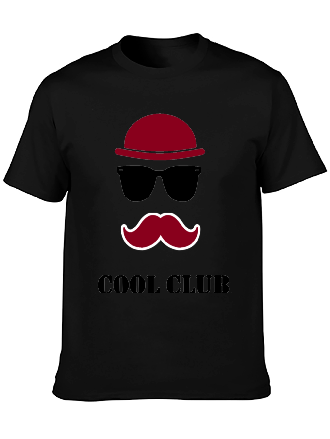 Black Cool Club Graphic Tee - Stylish & Unique Design view 3