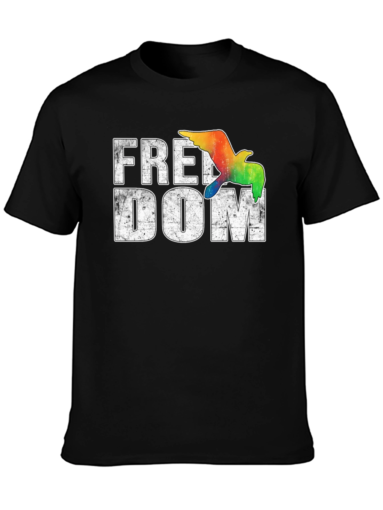 Black Freedom Bird Pride T-Shirt view 3