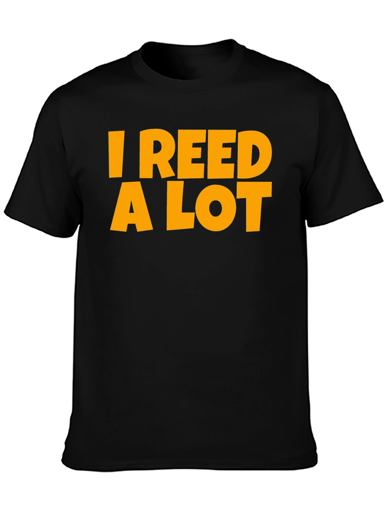 Black I Reed A Lot T-Shirt - Black Graphic Tee view 3