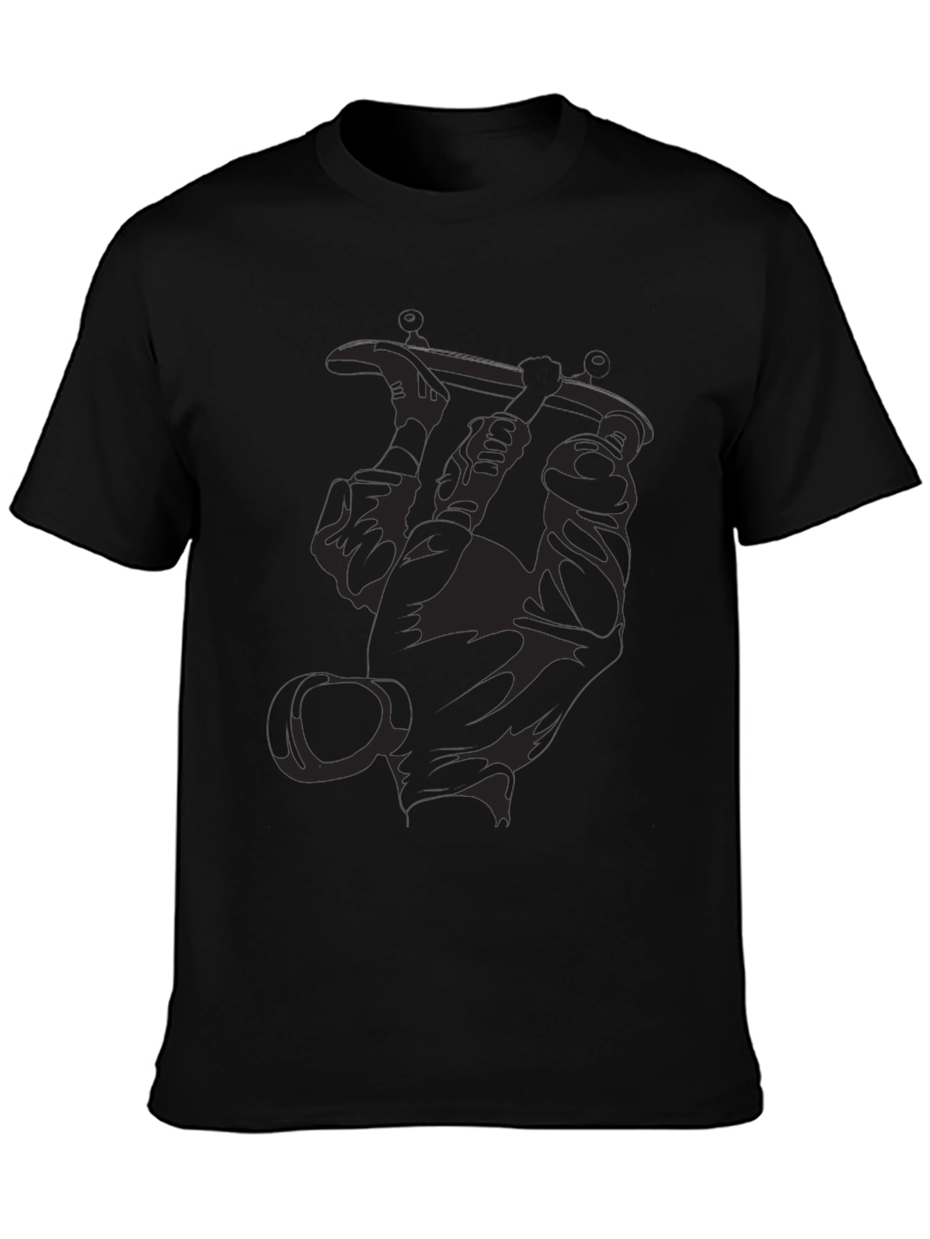 Black Black Tattoo Artist Graphic T-Shirt - Unique Design view 3