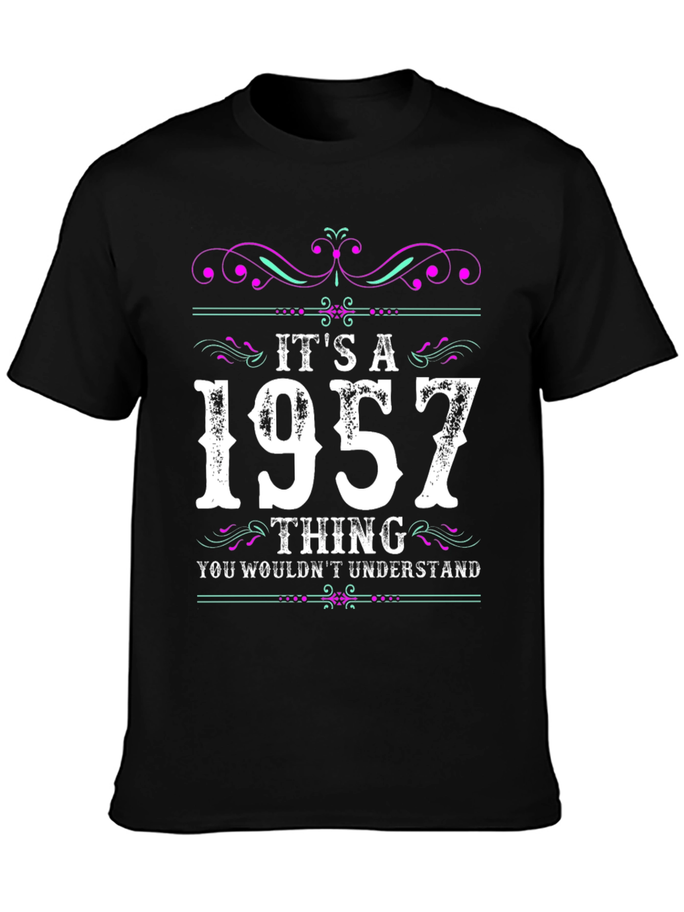 Black It's A 1957 Thing - Graphic T-Shirt view 3