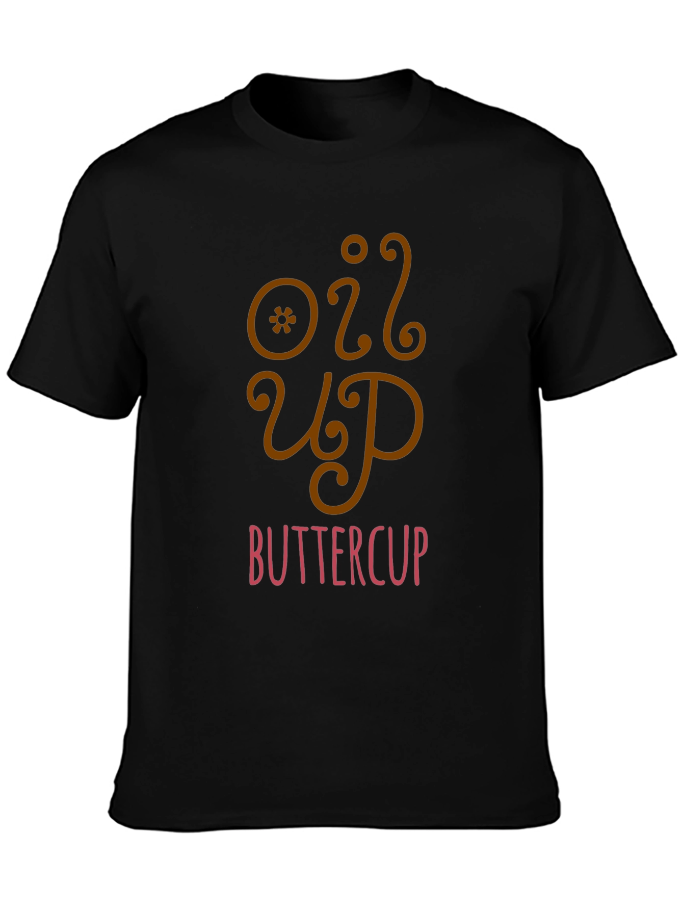 Black Oil Up Buttercup Graphic T-Shirt view 3