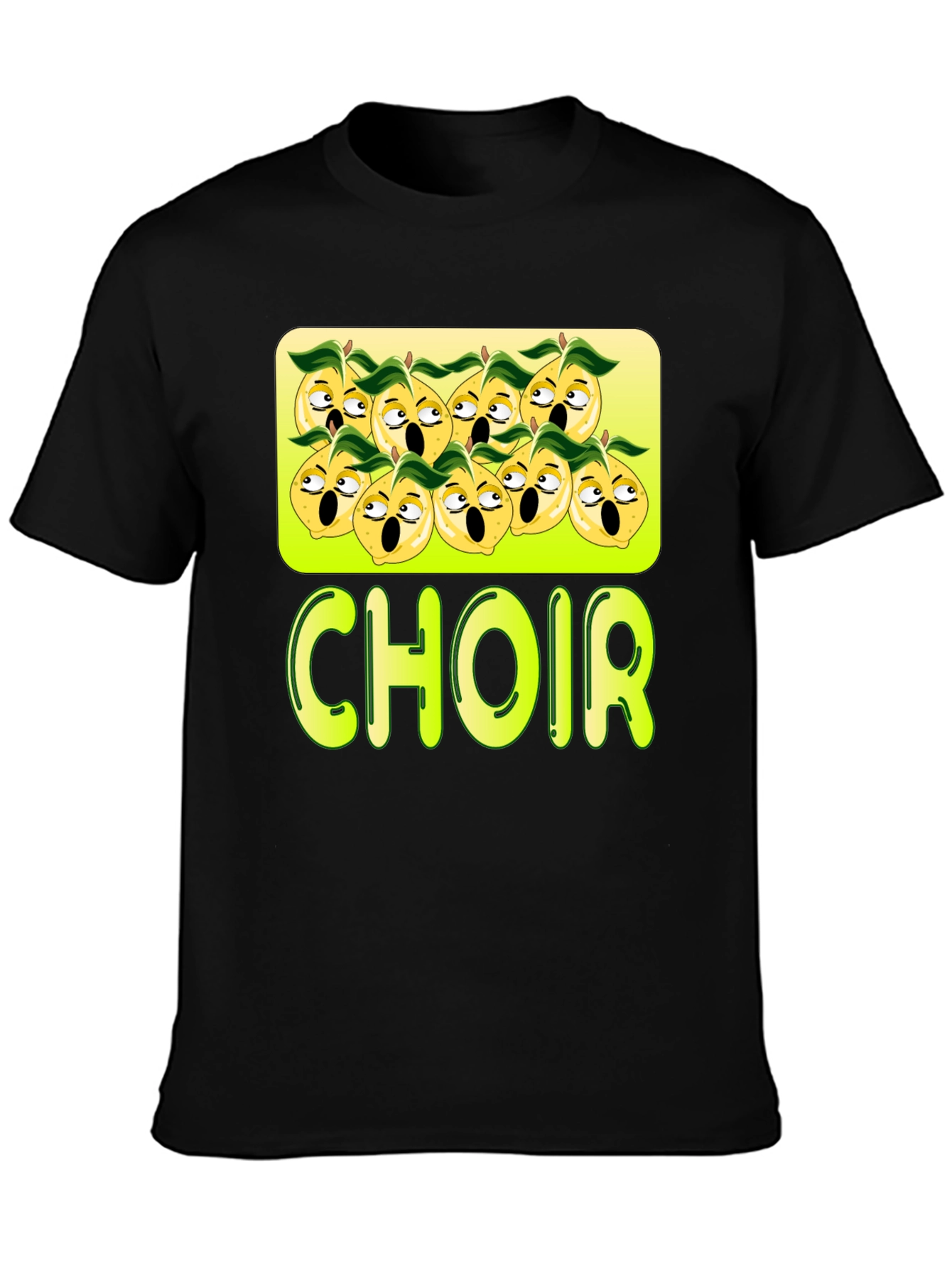 Black Lemon Choir Graphic Black T-Shirt  view 3