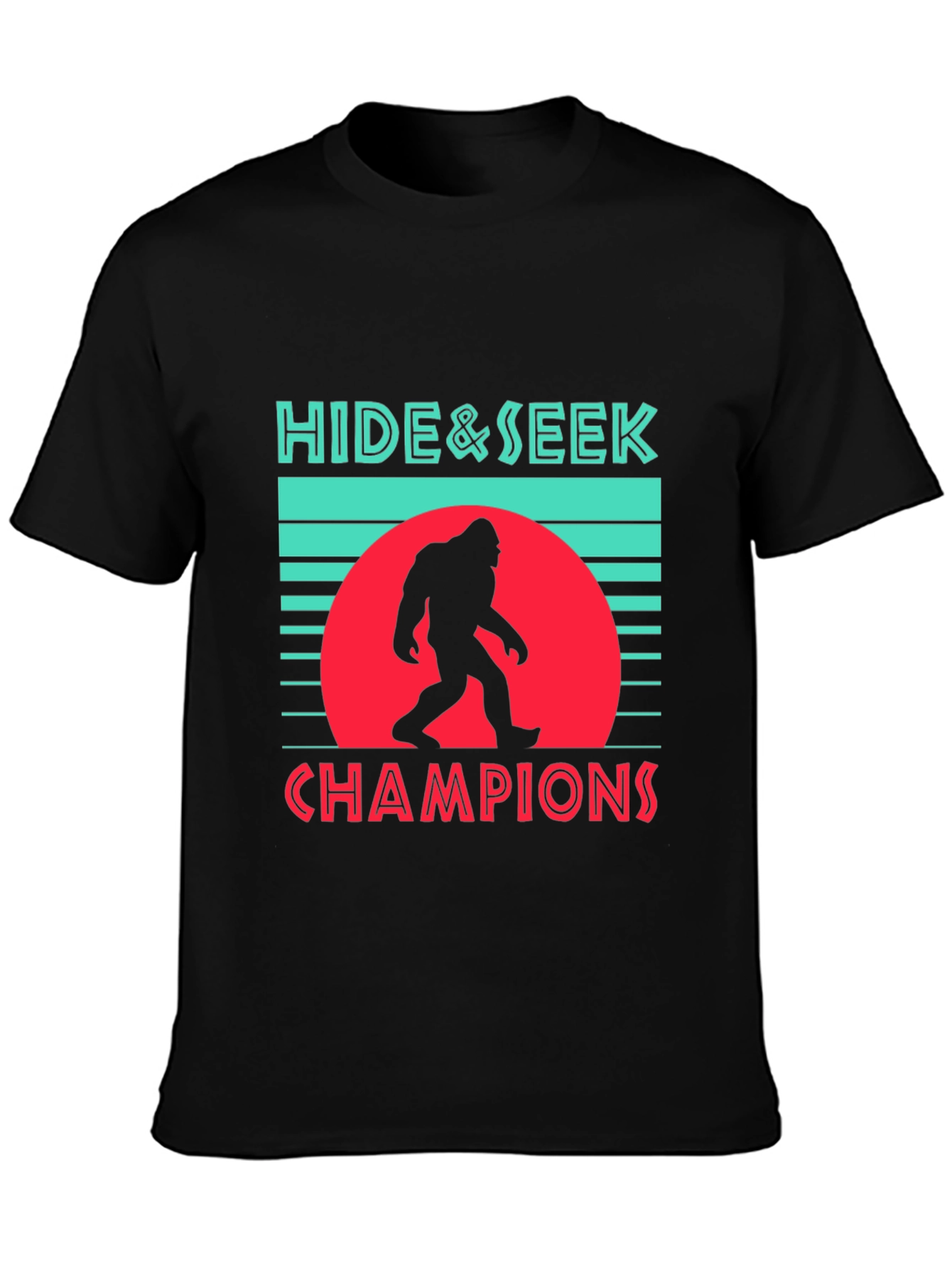 Black Hide & Seek Champions Bigfoot Graphic Tee view 3