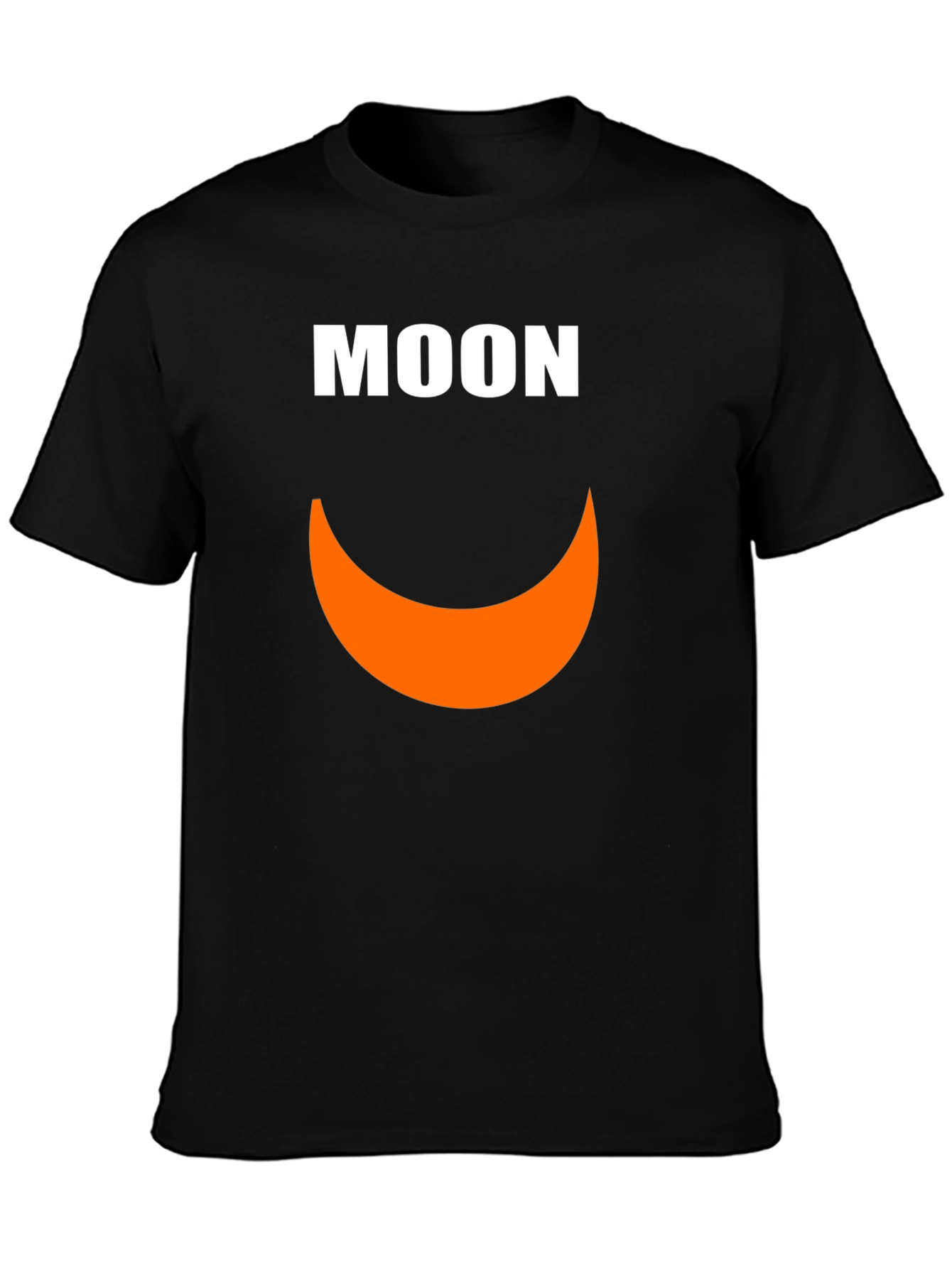 Black Moon Graphic T-Shirt - Black Short Sleeve Tee view 3