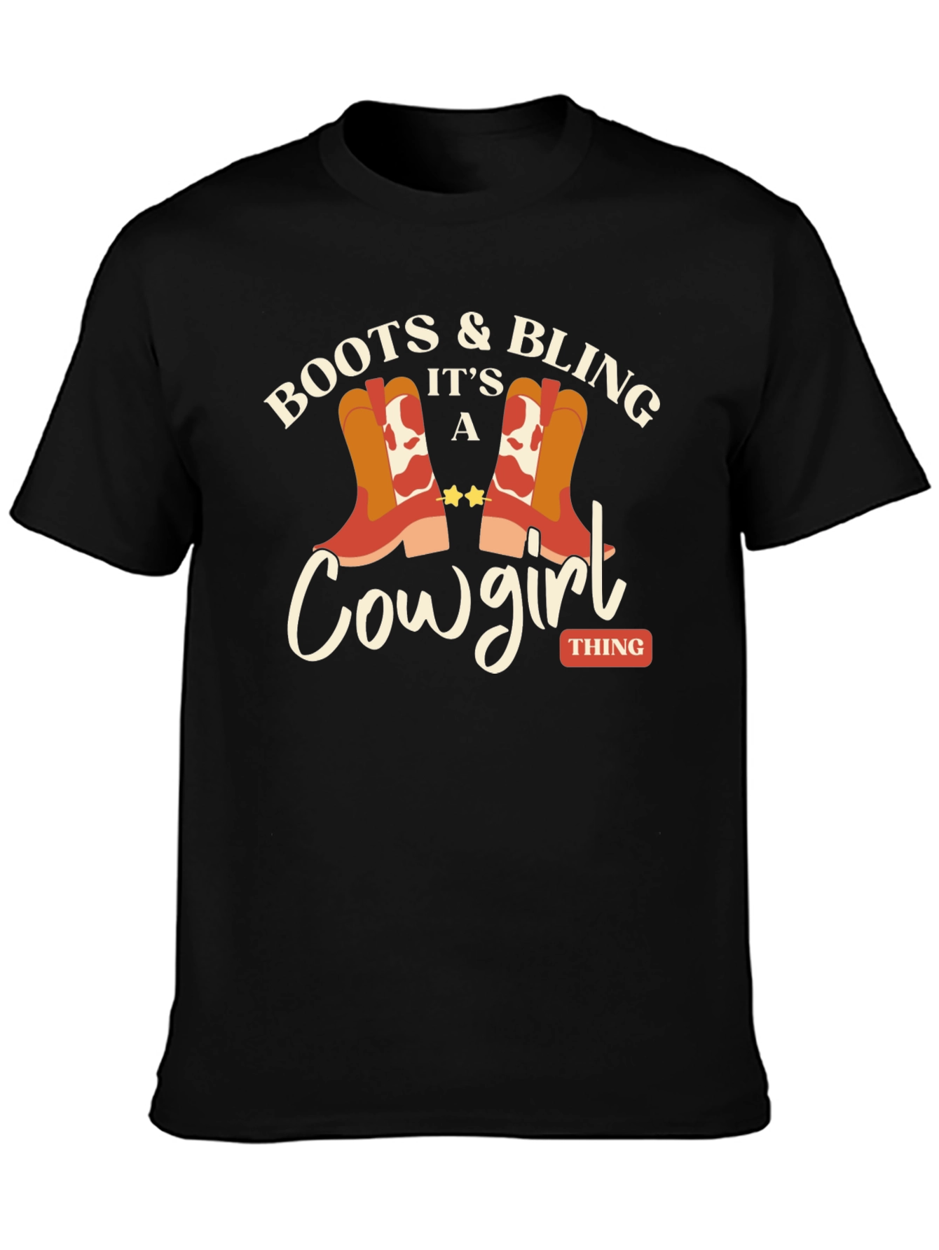 Boots & Bling Cowgirl T-Shirt - 3