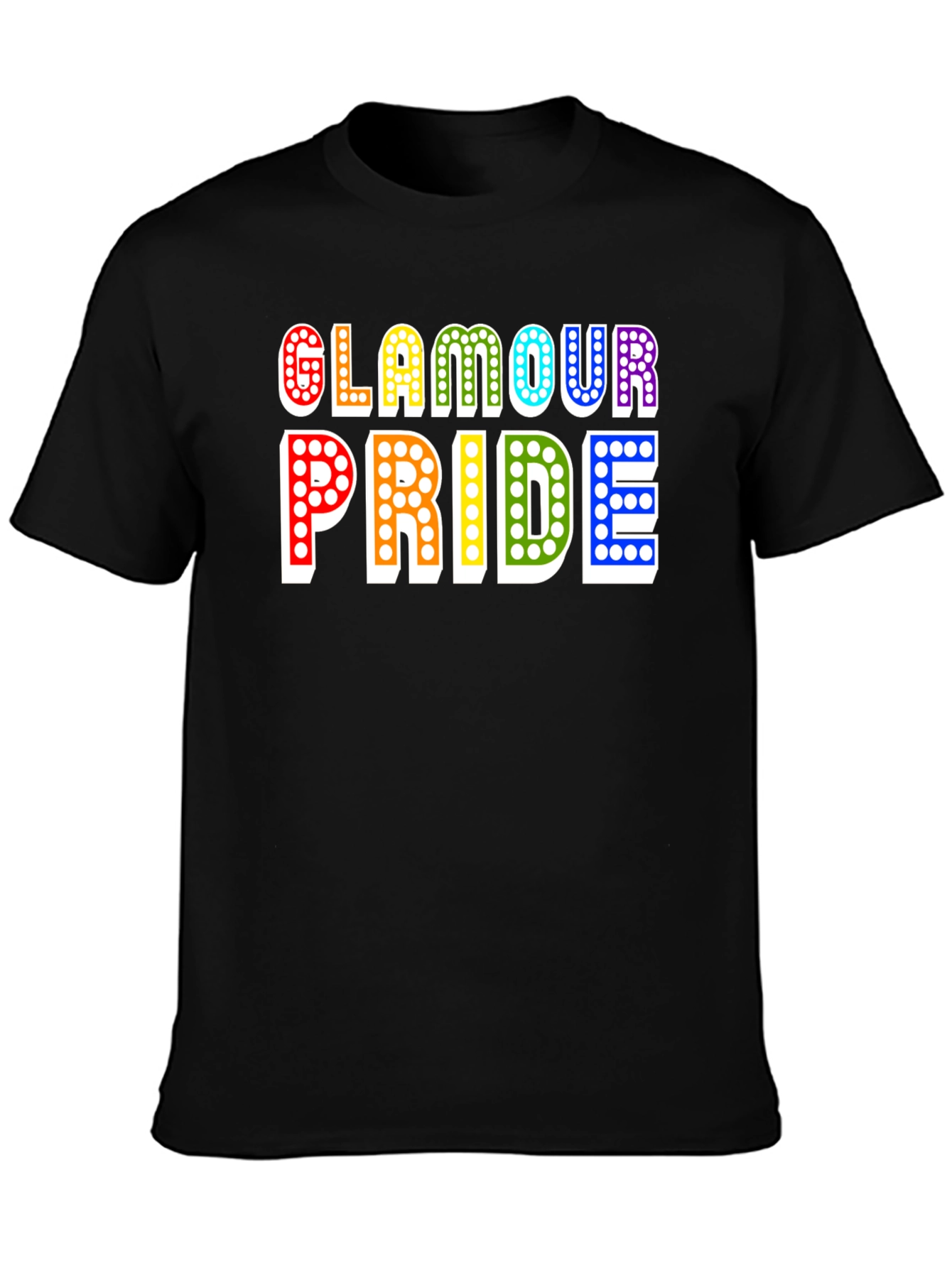 Black Glamour Pride T-Shirt view 3