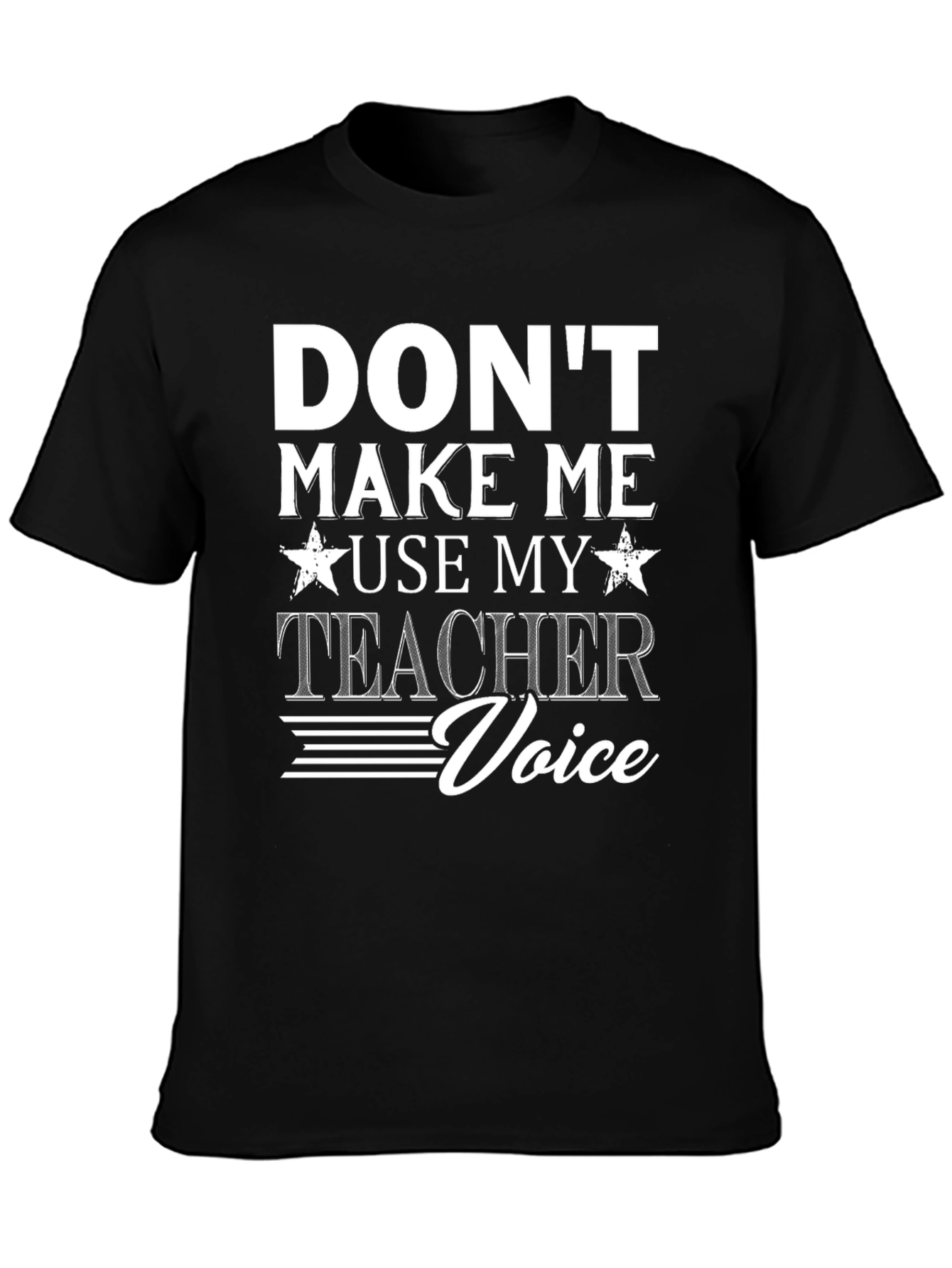 Teacher Voice T-Shirt Funny Gift for Educators - 3